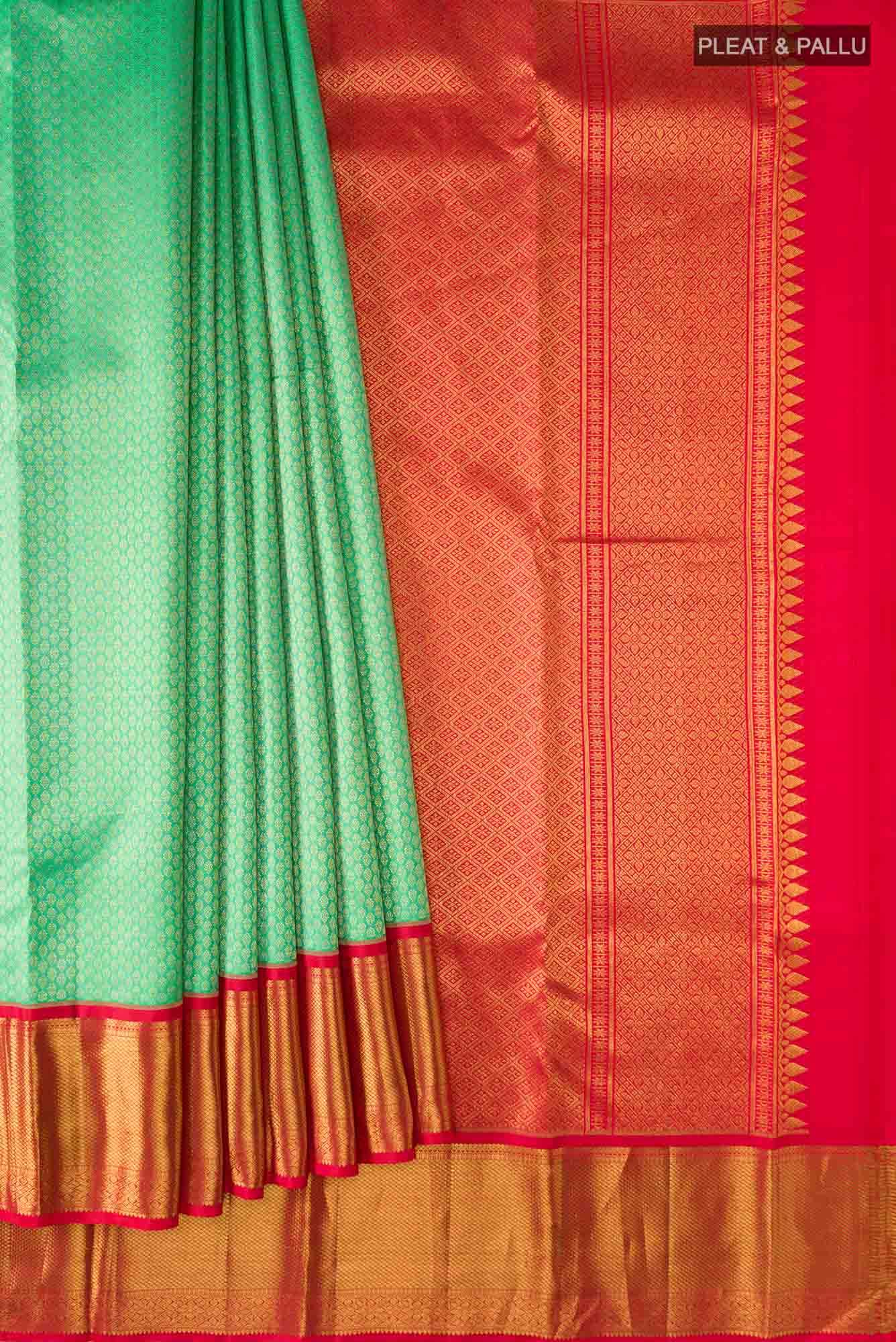 Green Kanchipuram Silk Saree