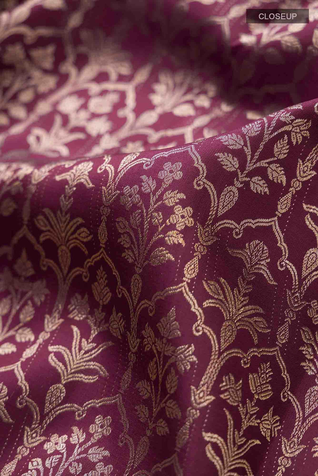 Brown Kanchipuram Silk Saree