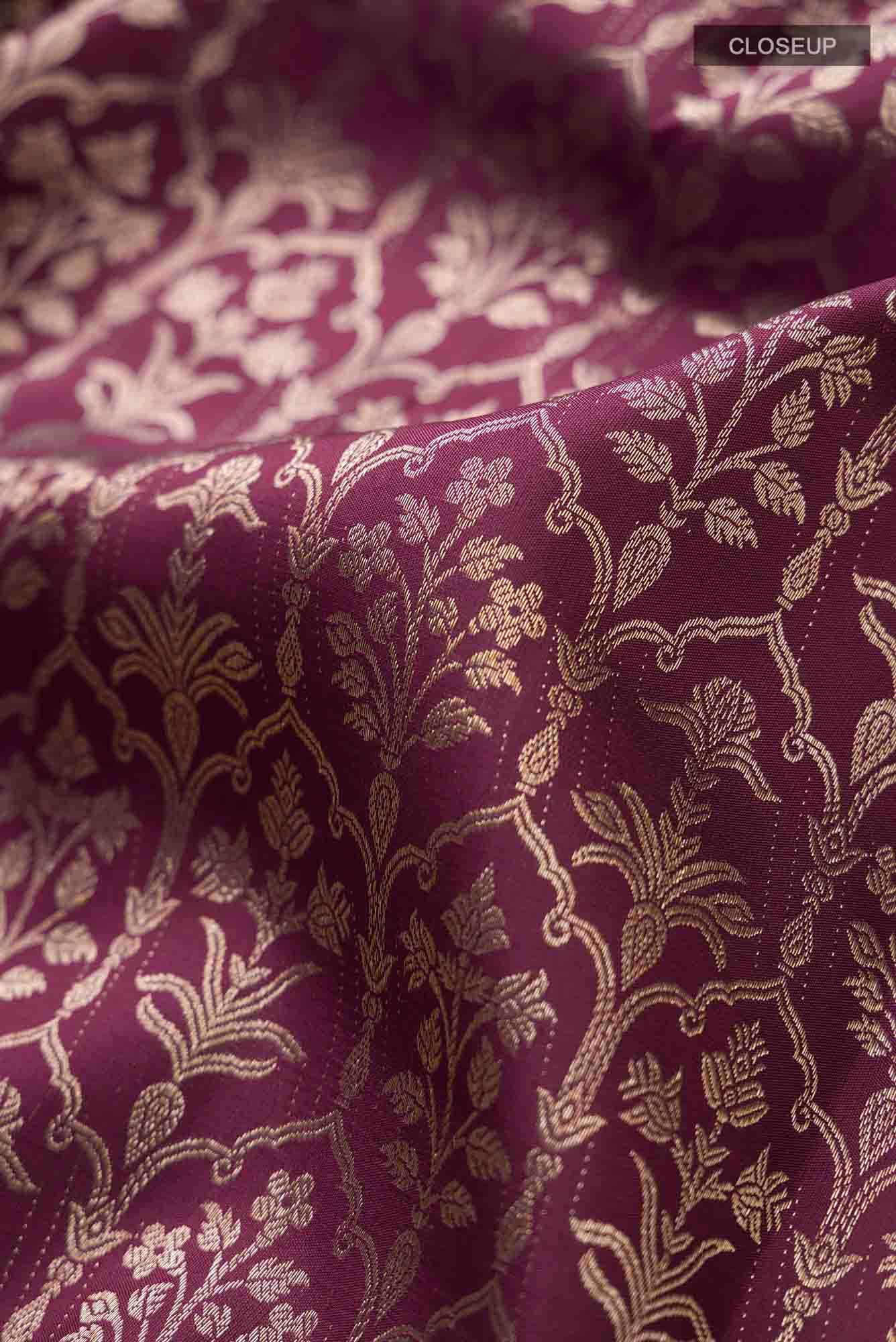 Brown Kanchipuram Silk Saree