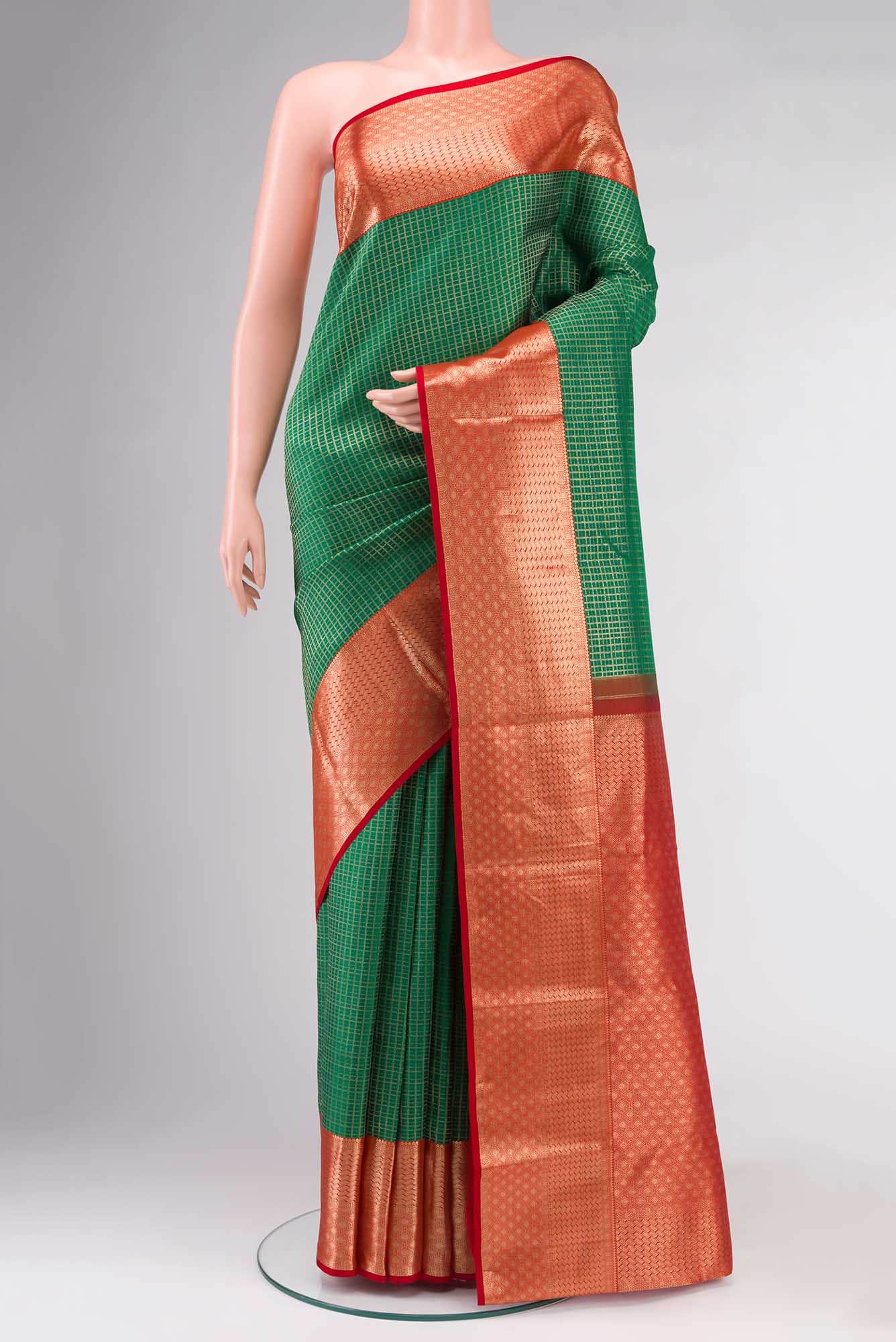 Green Kanchipuram Silk Saree