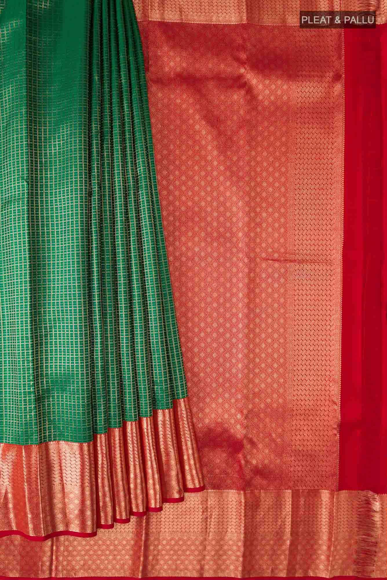 Green Kanchipuram Silk Saree