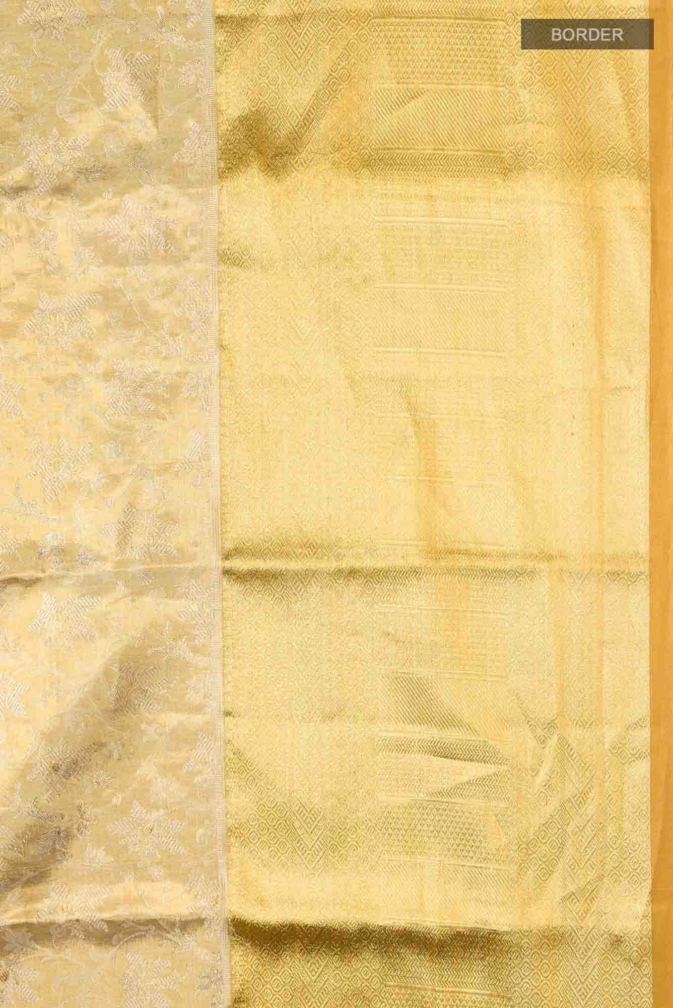 Gold Kanchipuram Tissue Silk Saree