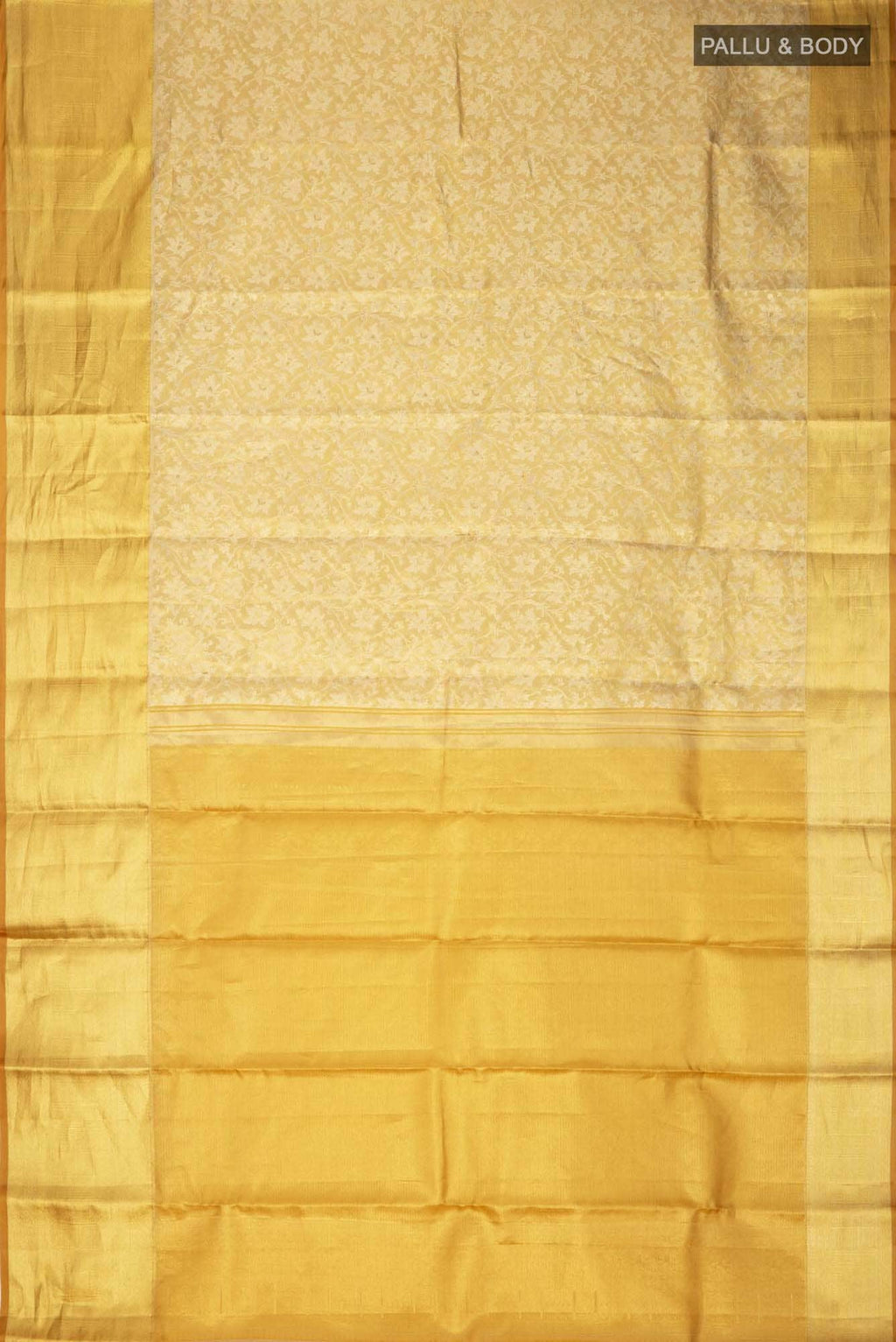 Gold Kanchipuram Tissue Silk Saree