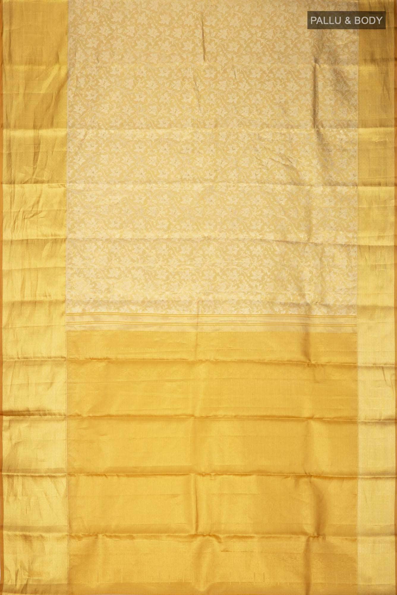 Gold Kanchipuram Tissue Silk Saree