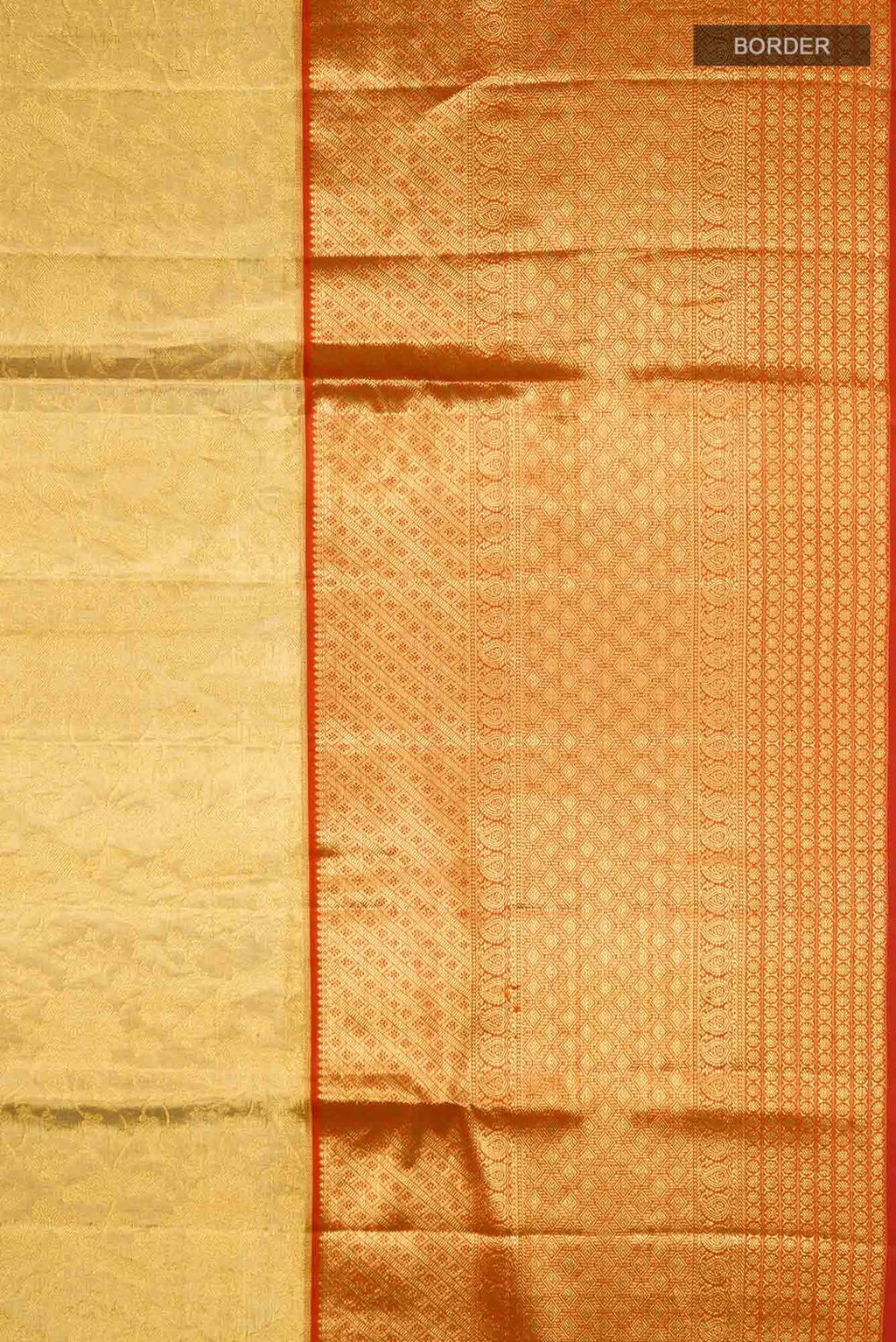 Golden Kanchipuram Tissue Silk Saree