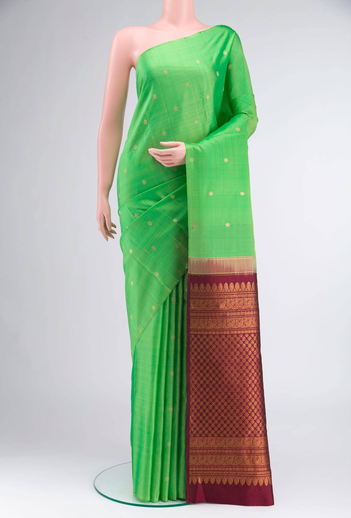 Green Kanchipuram Silk Saree