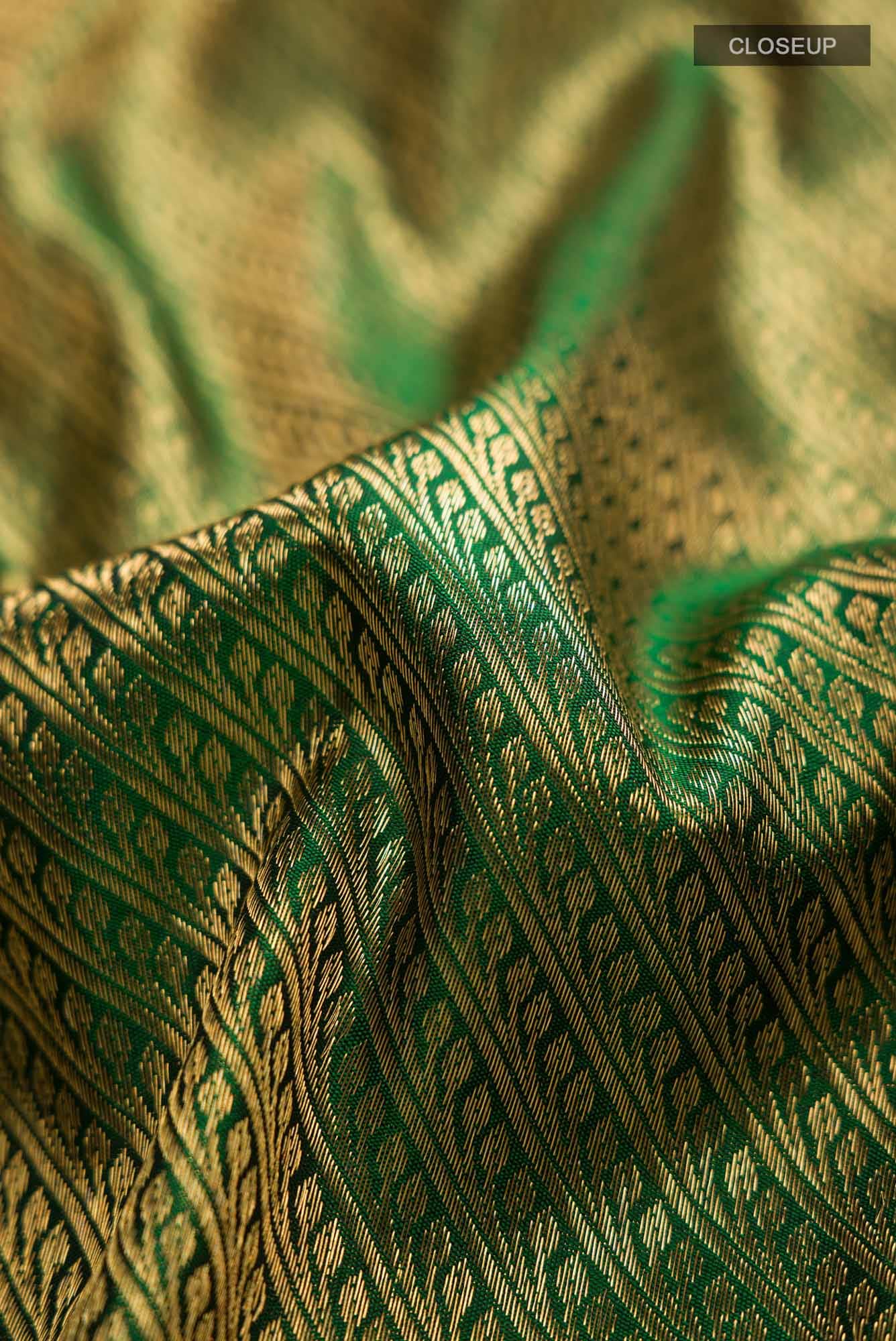 Green Kanchipuram Silk Saree