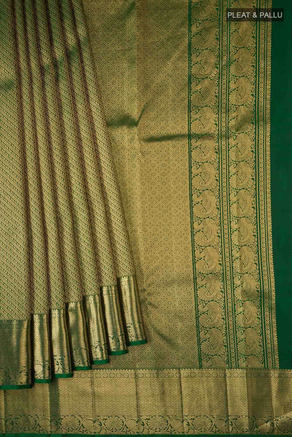 Green Kanchipuram Silk Saree
