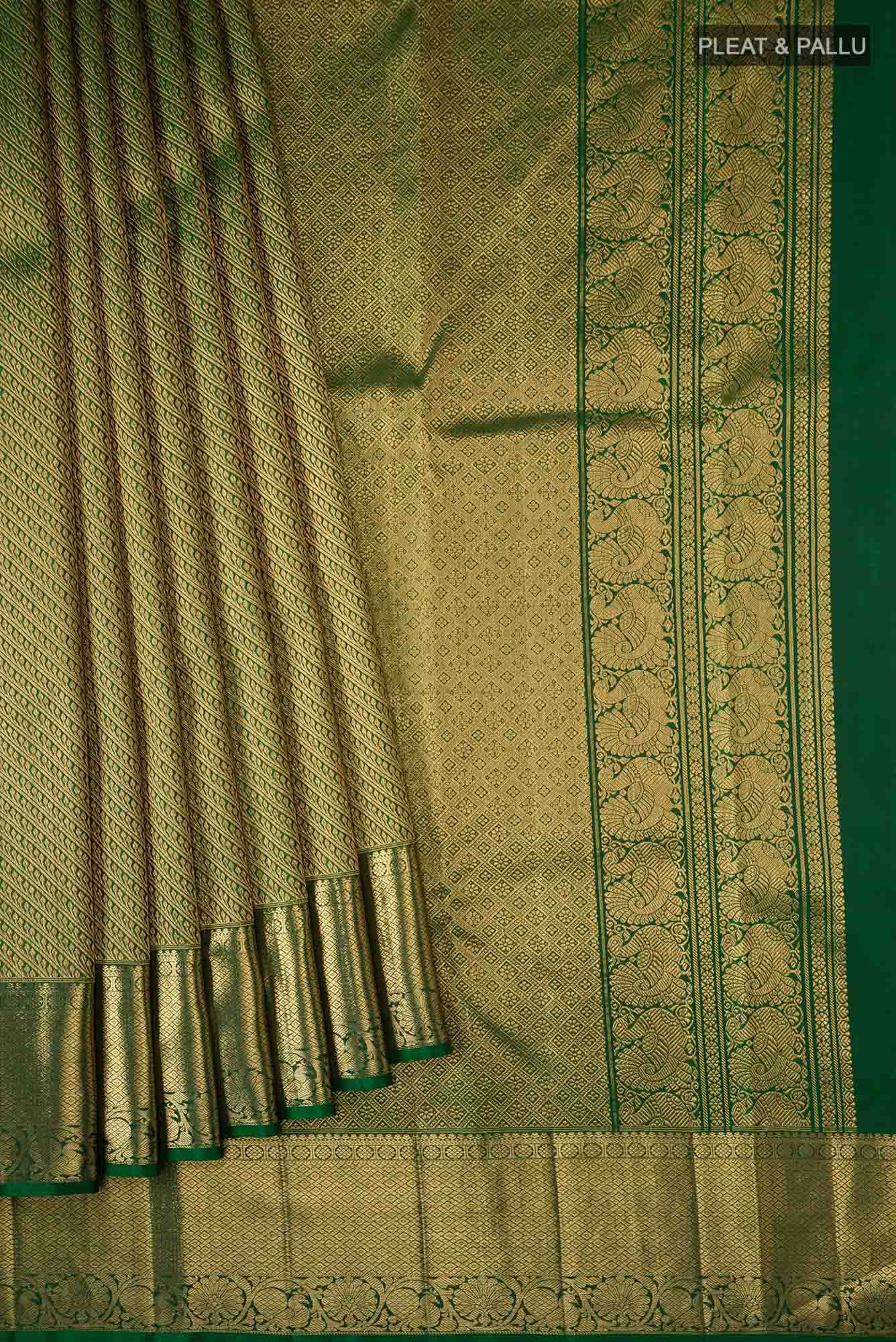 Green Kanchipuram Silk Saree