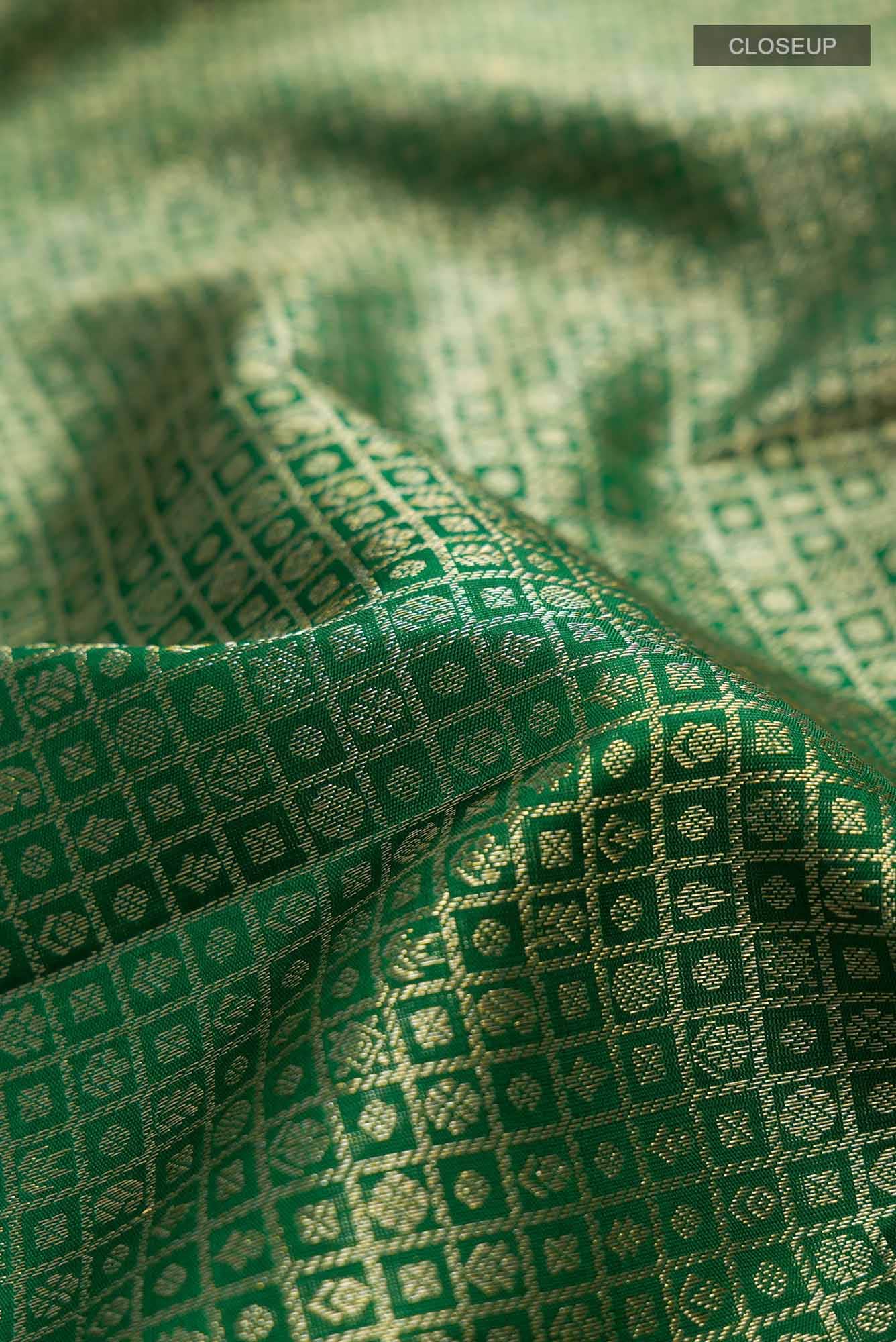 Green Kanchipuram Silk Saree