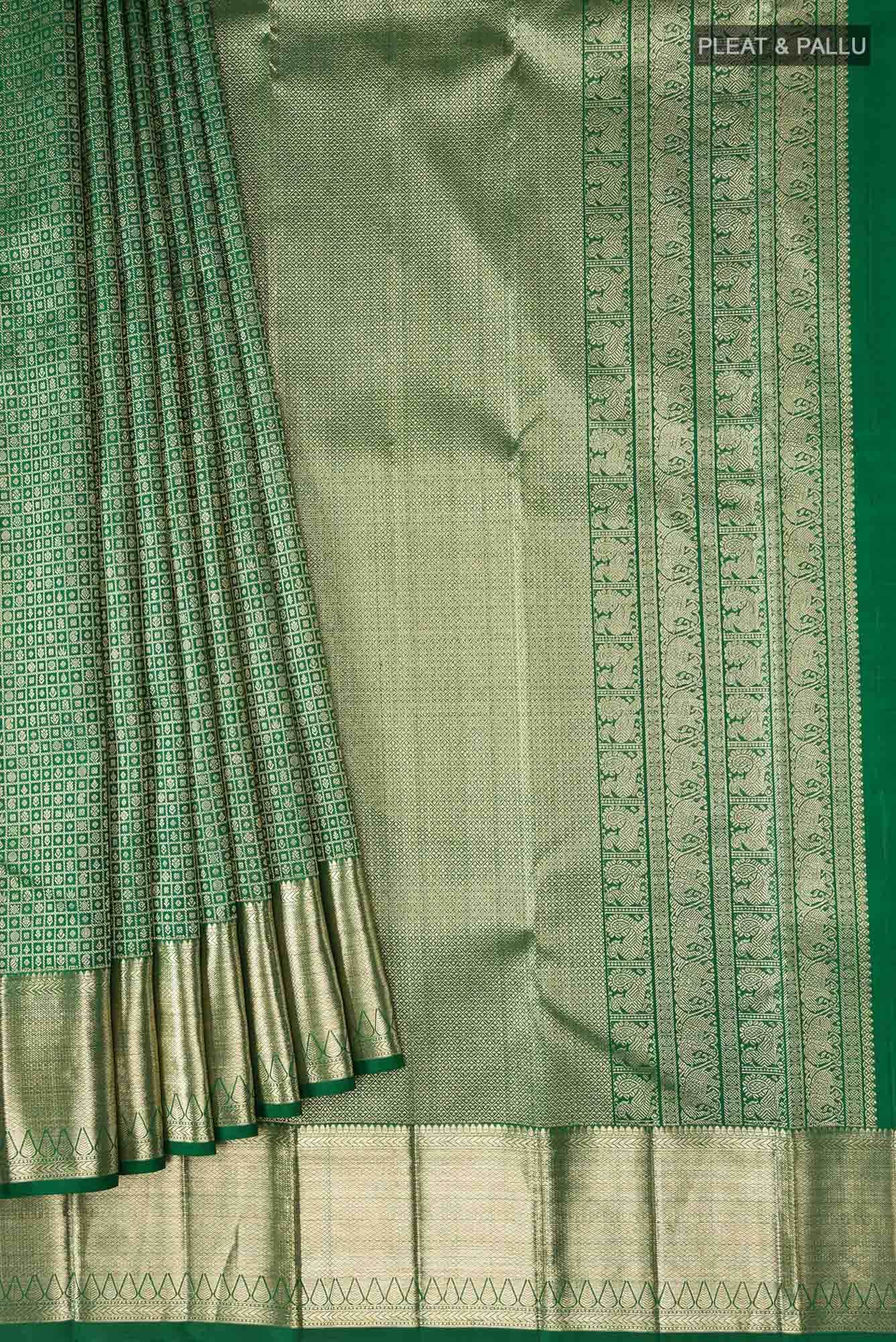 Green Kanchipuram Silk Saree
