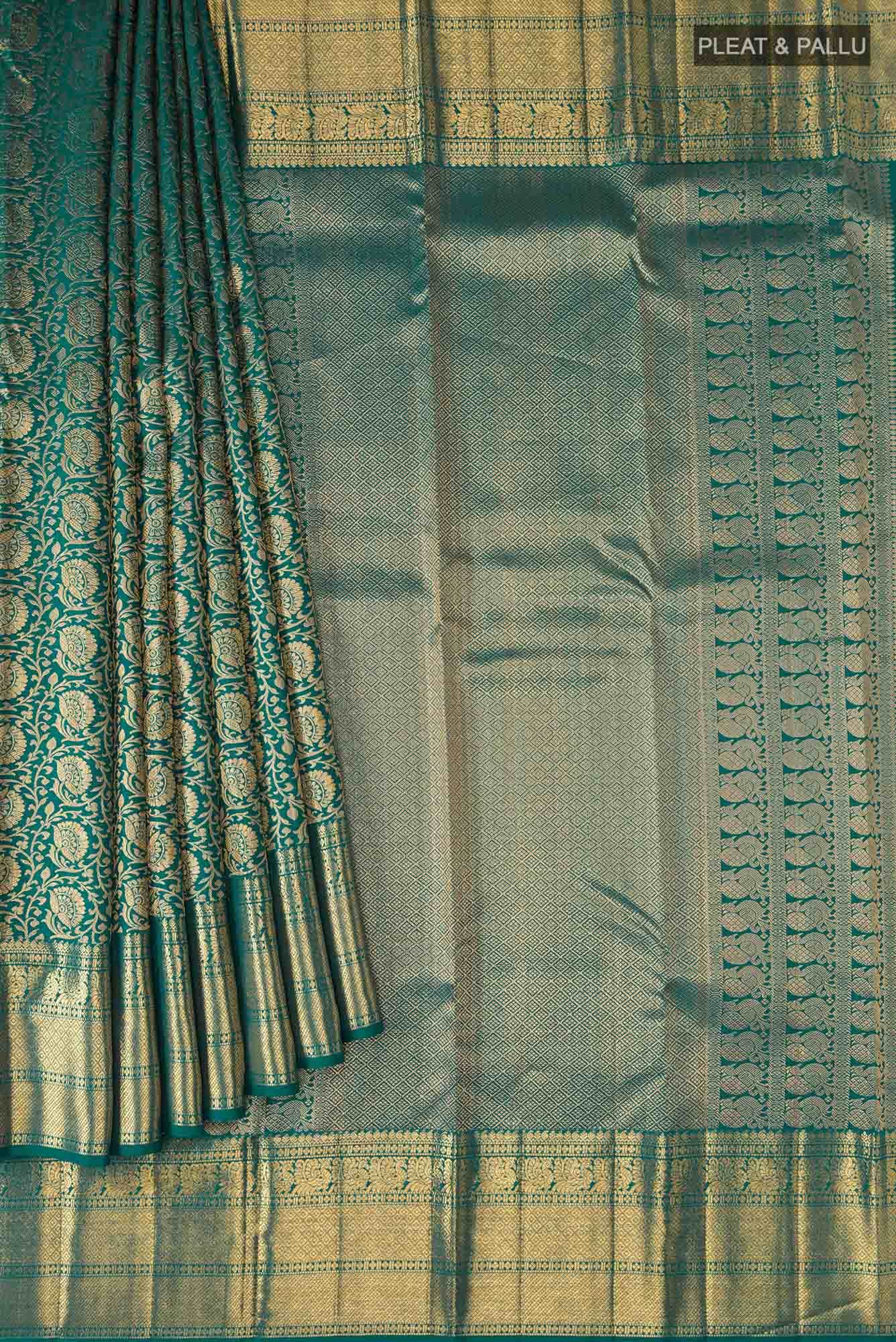 Green Kanchipuram Silk Saree