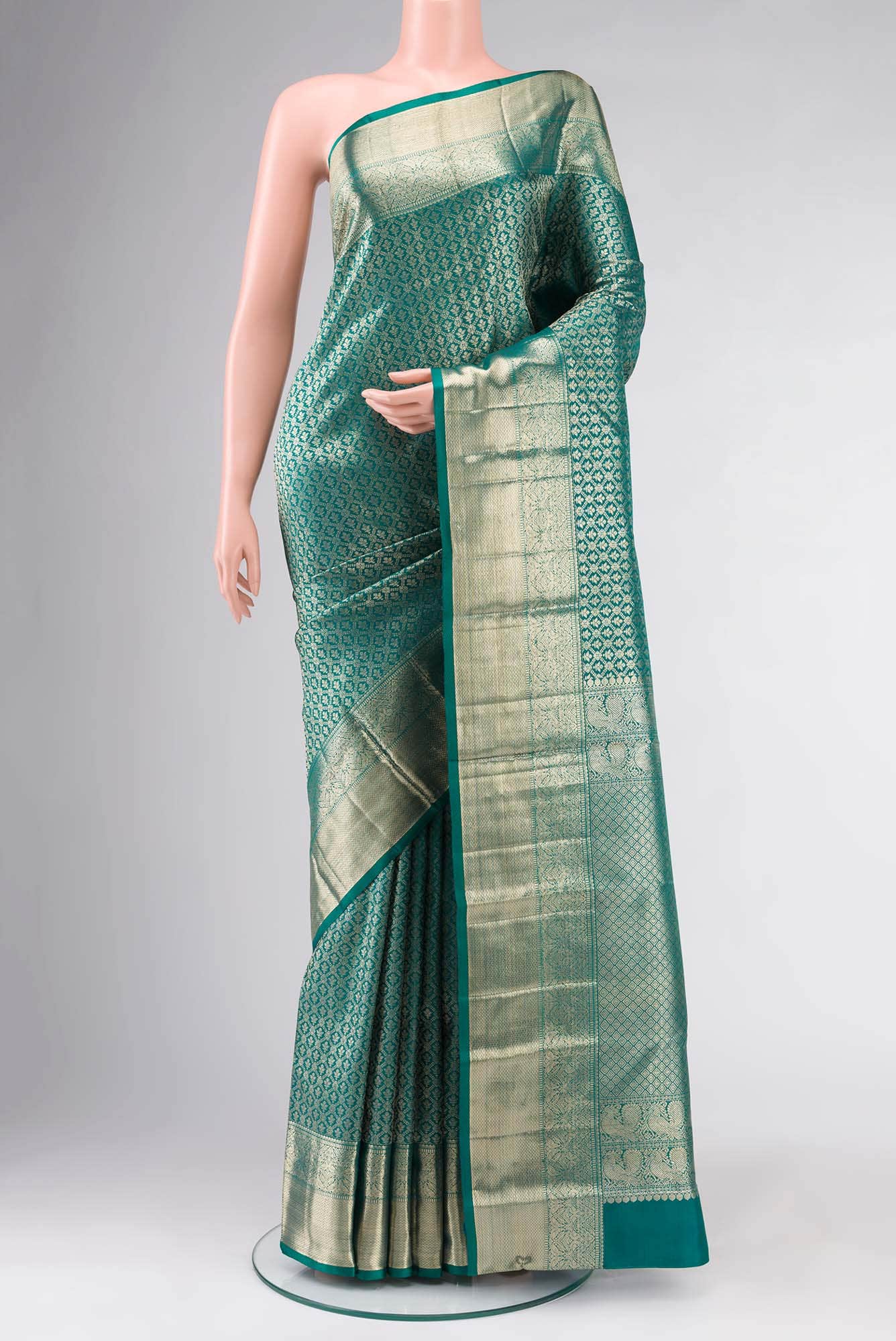 Green Kanchipuram Silk Saree