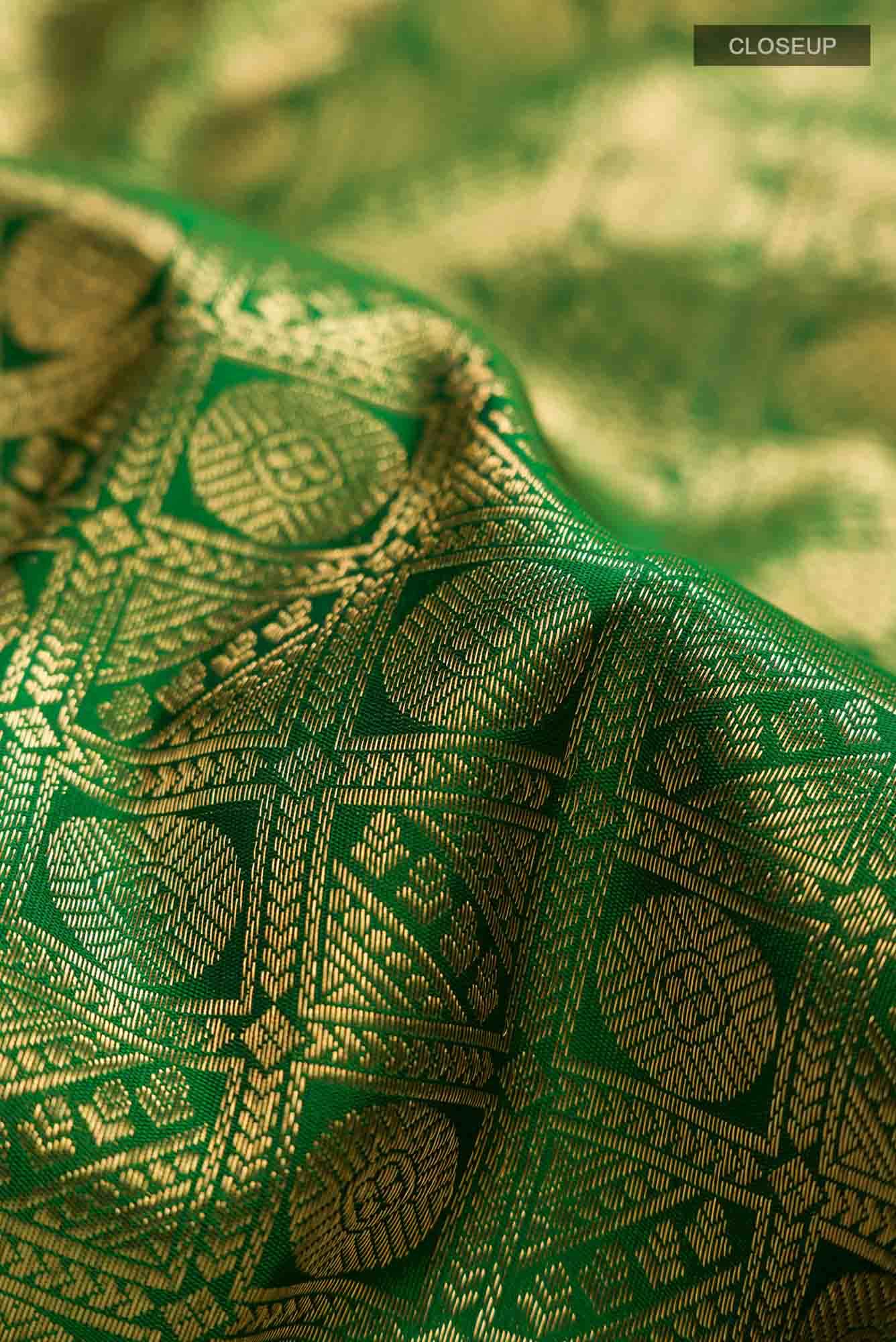 Green Kanchipuram Silk Saree