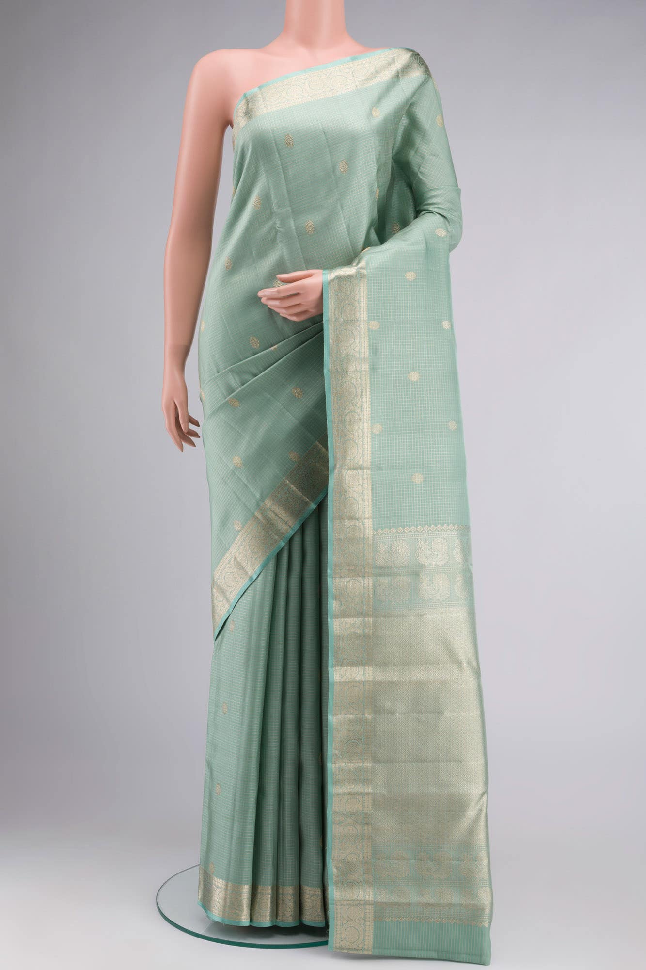 Green Kanchipuram Silk Saree