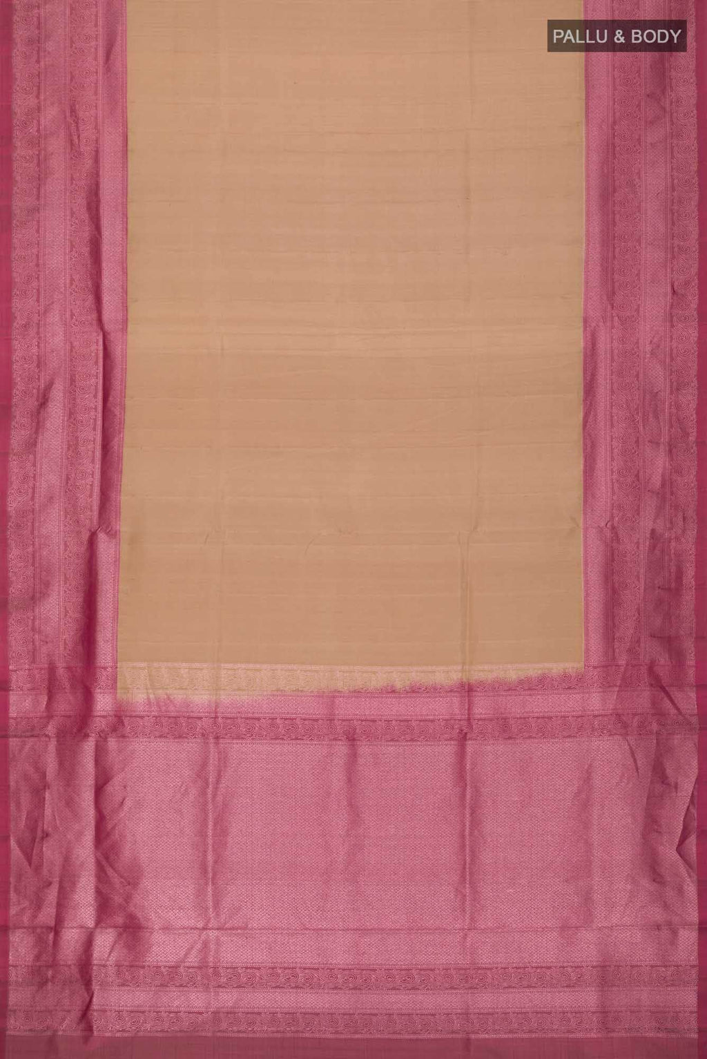 Beige Soft Silk Saree