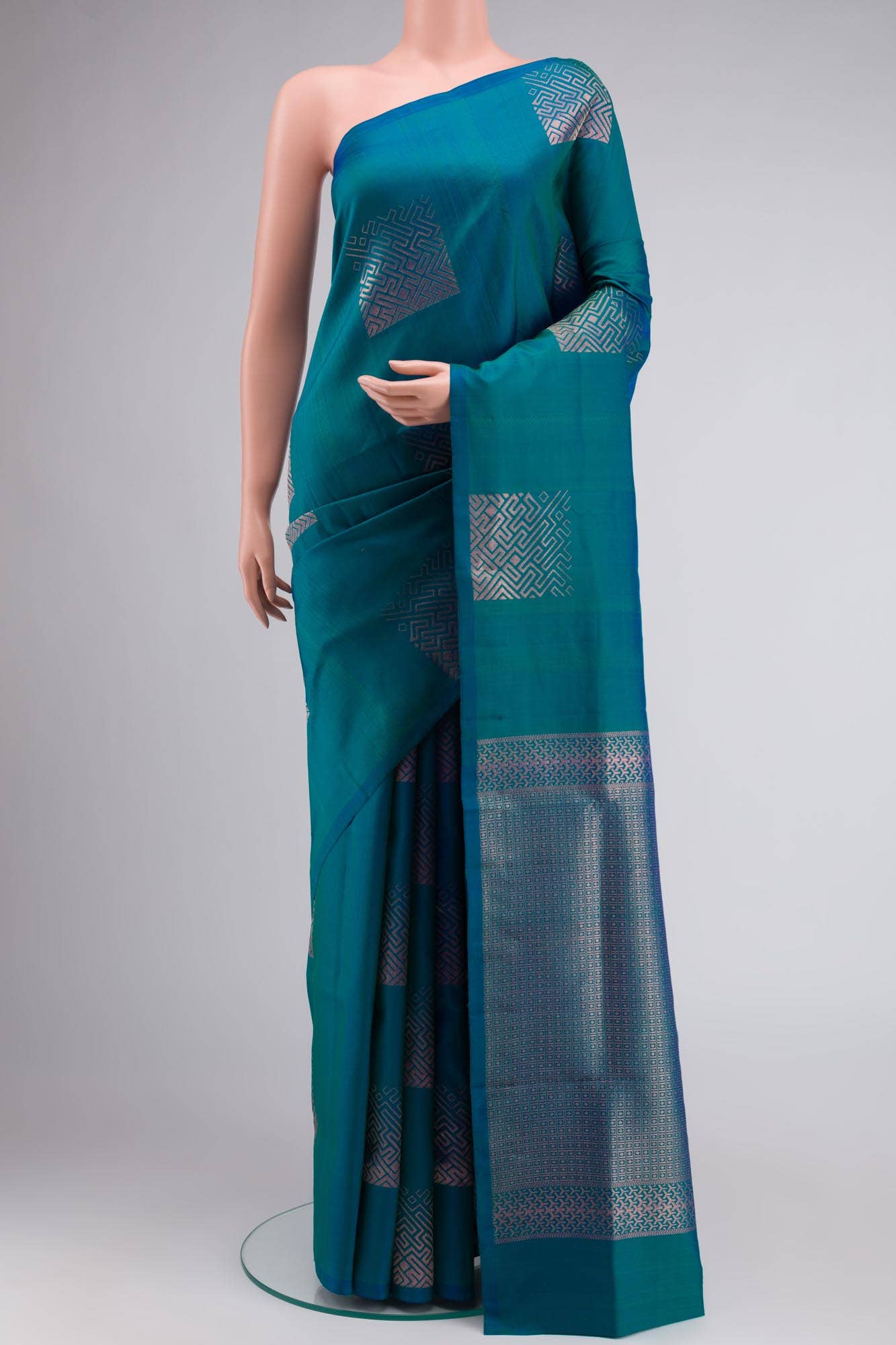 Blue Soft Silk Saree