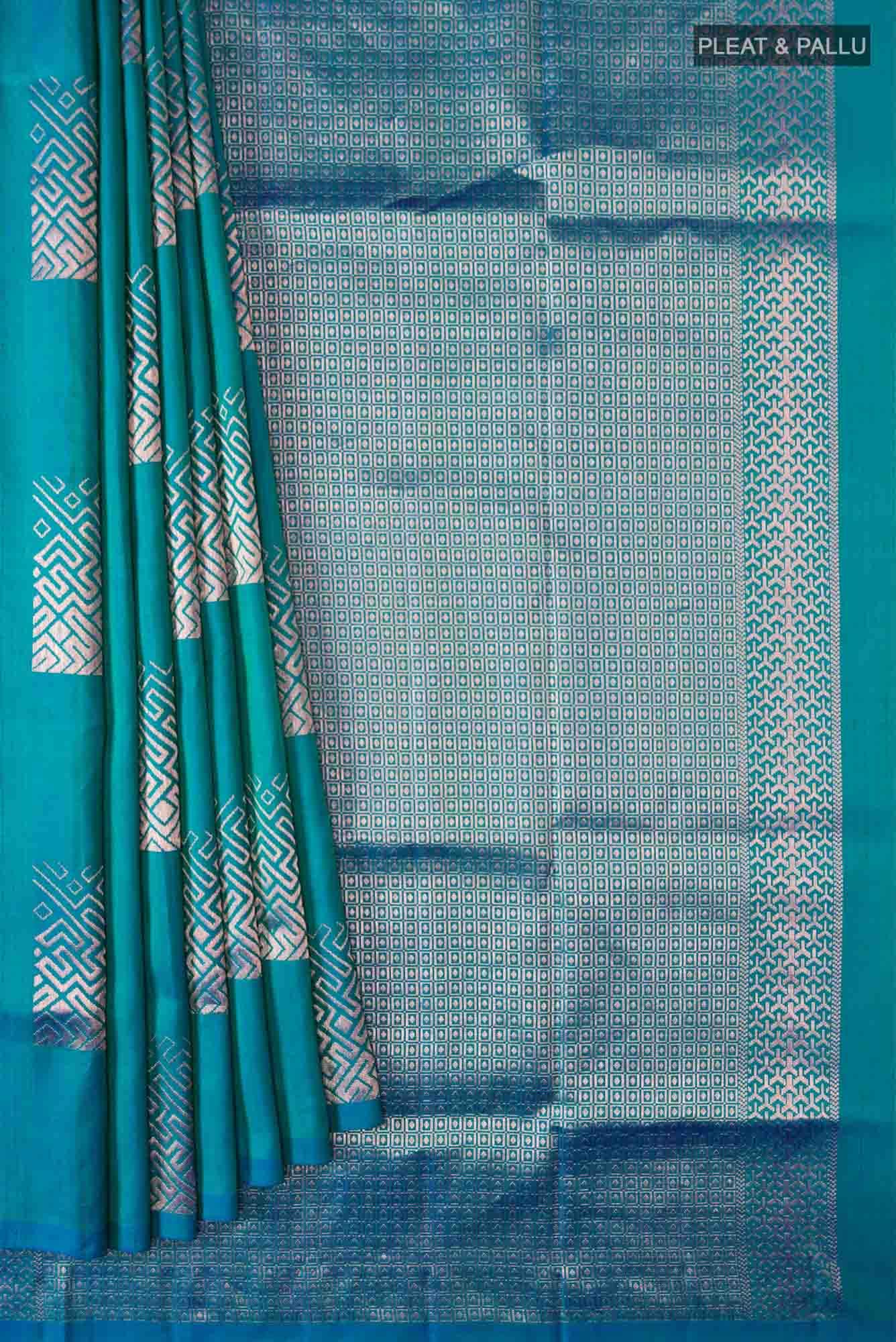 Blue Soft Silk Saree