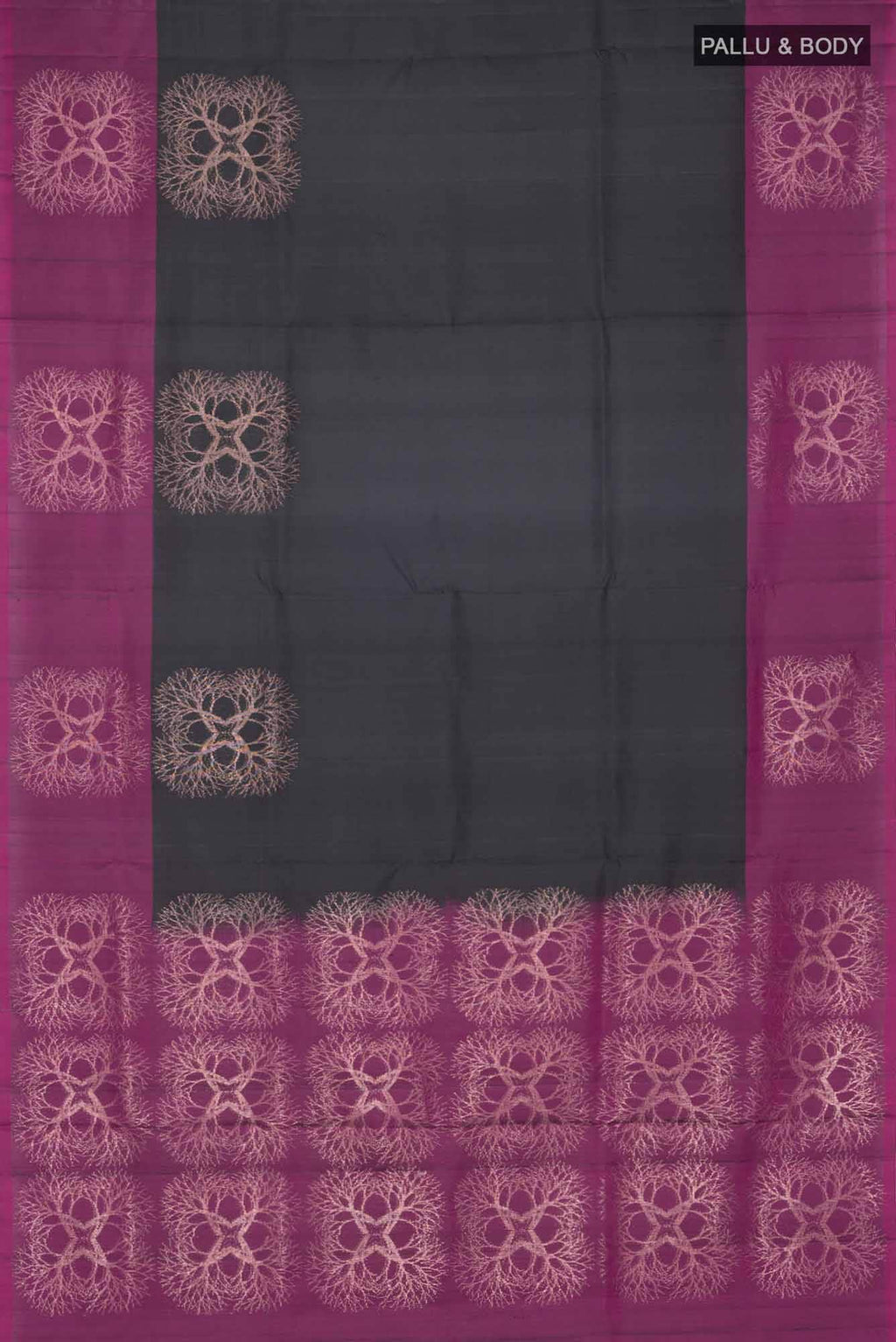 Black Soft Silk Saree