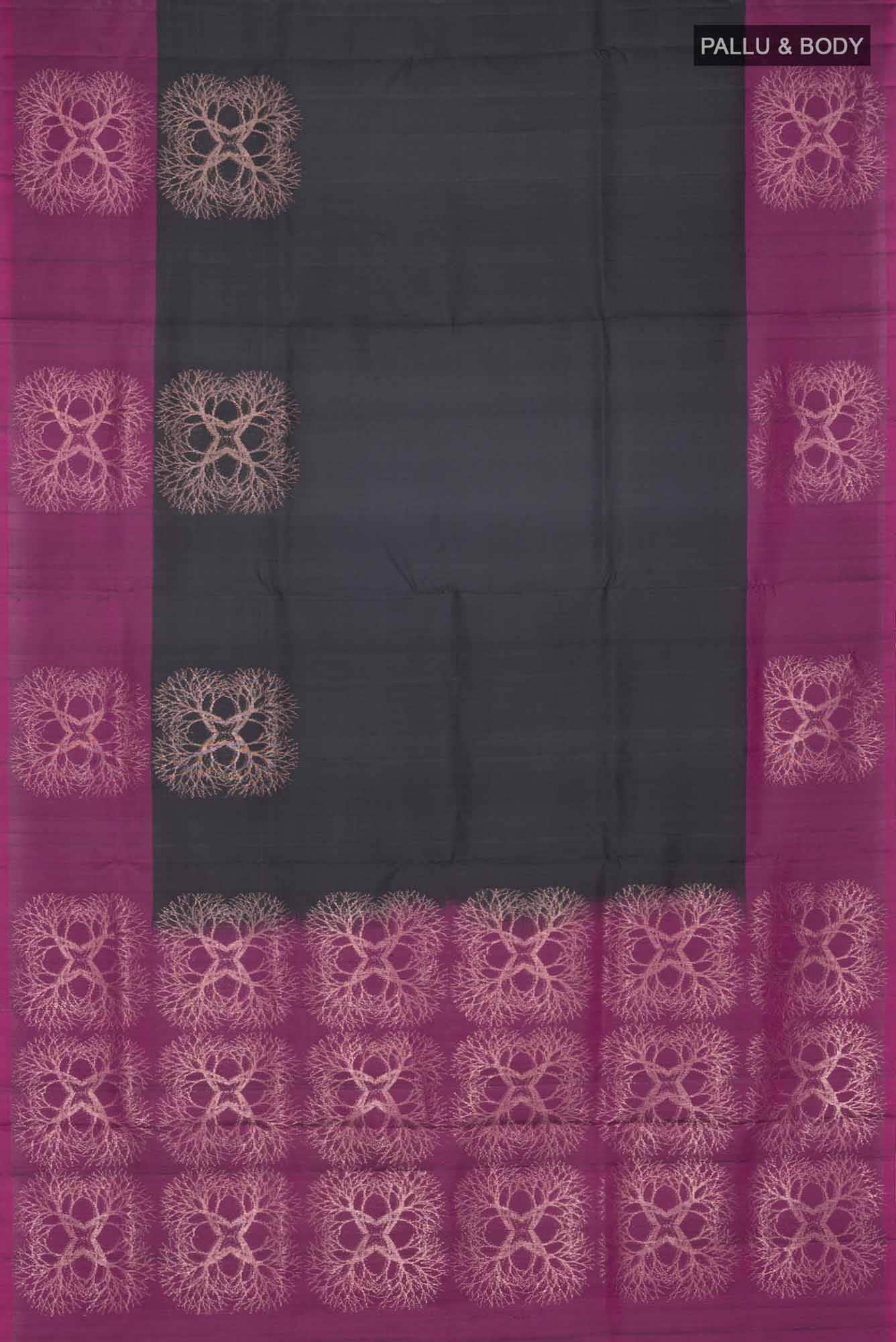 Black Soft Silk Saree