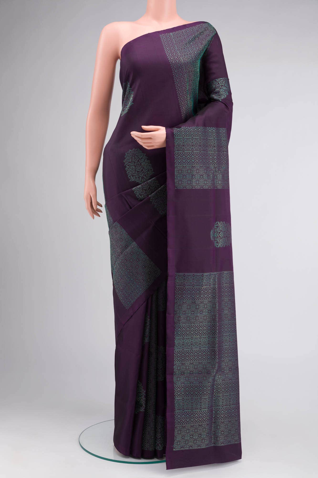 Violet Soft Silk Saree