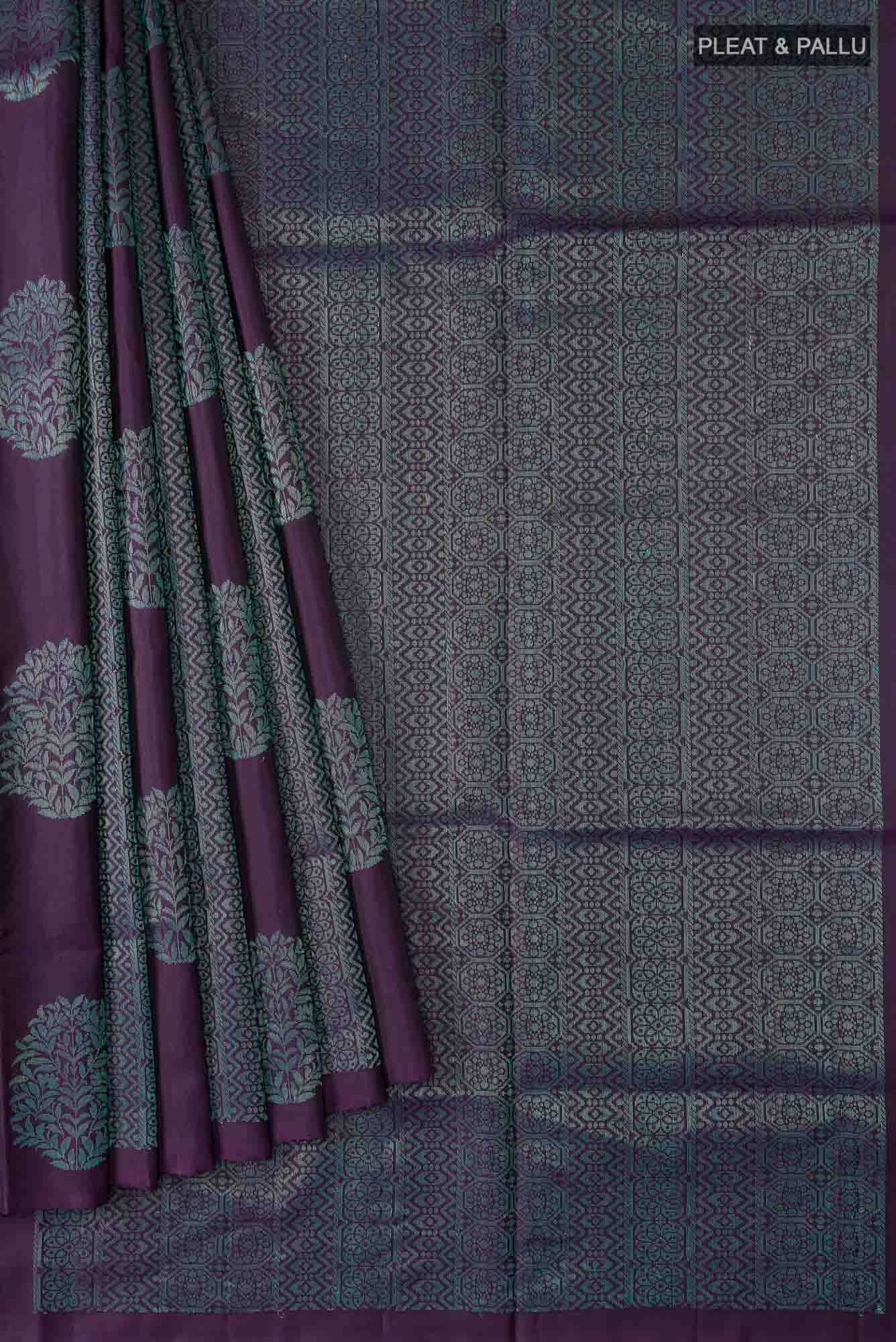 Violet Soft Silk Saree