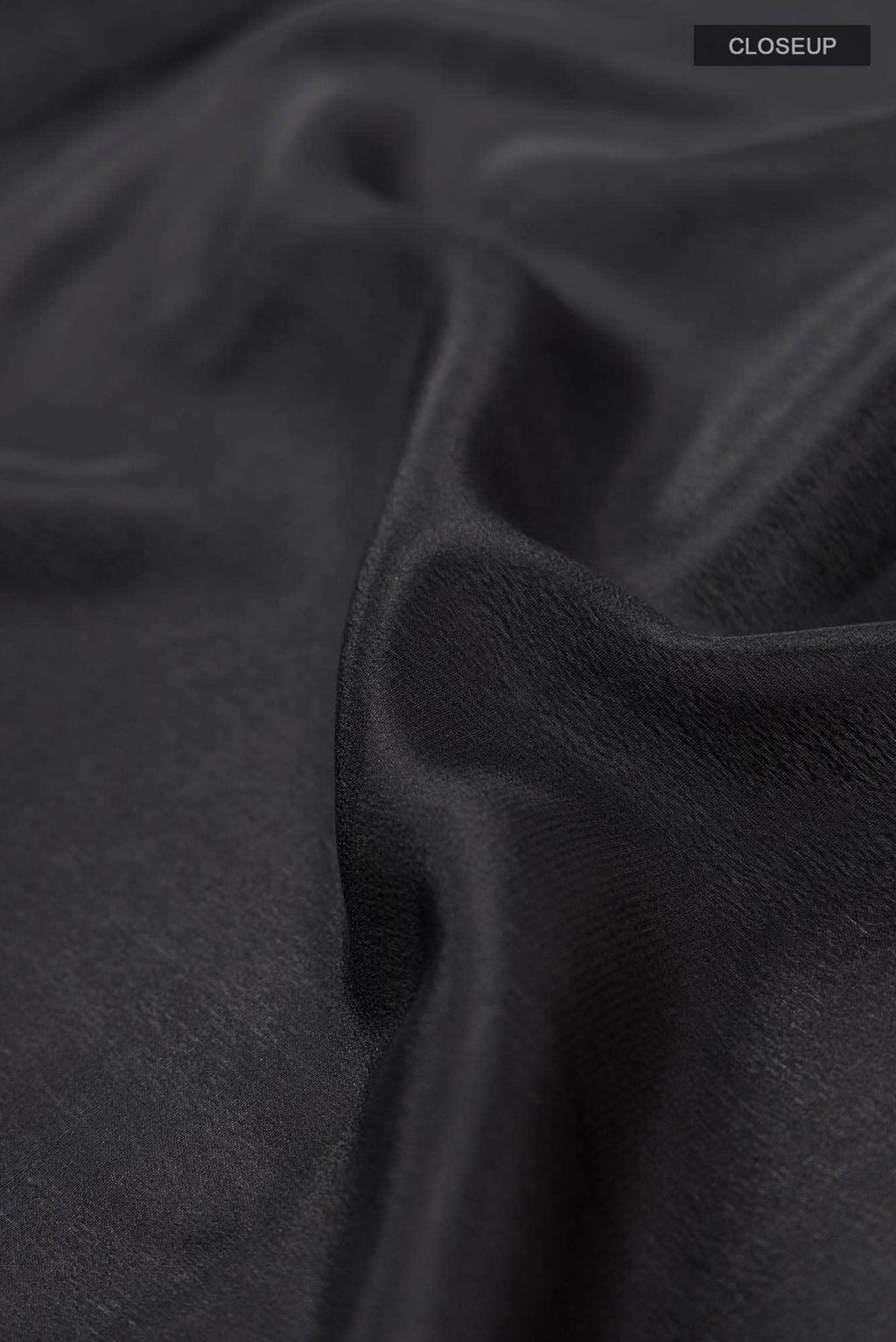 Black Crepe Saree