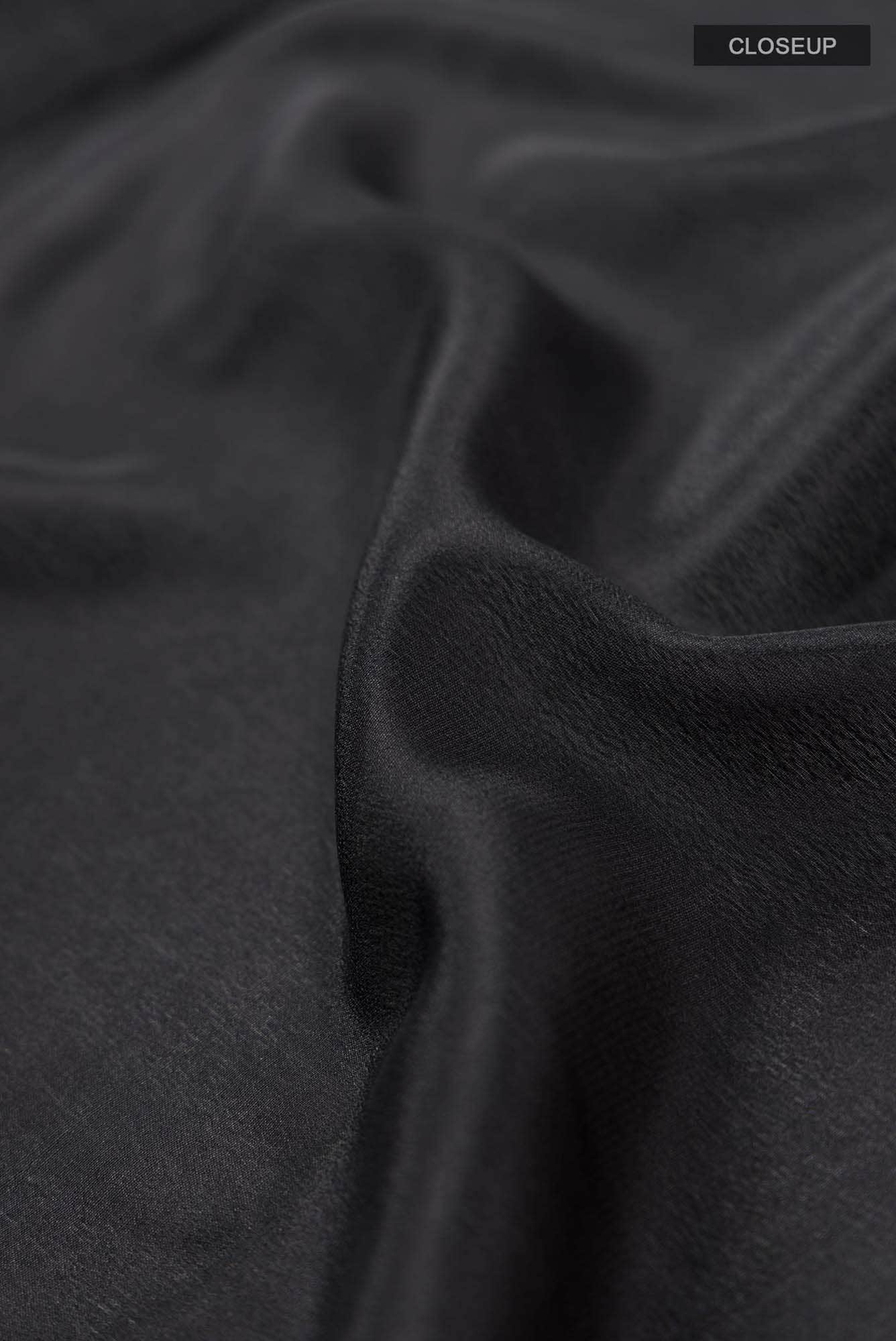 Black Crepe Saree