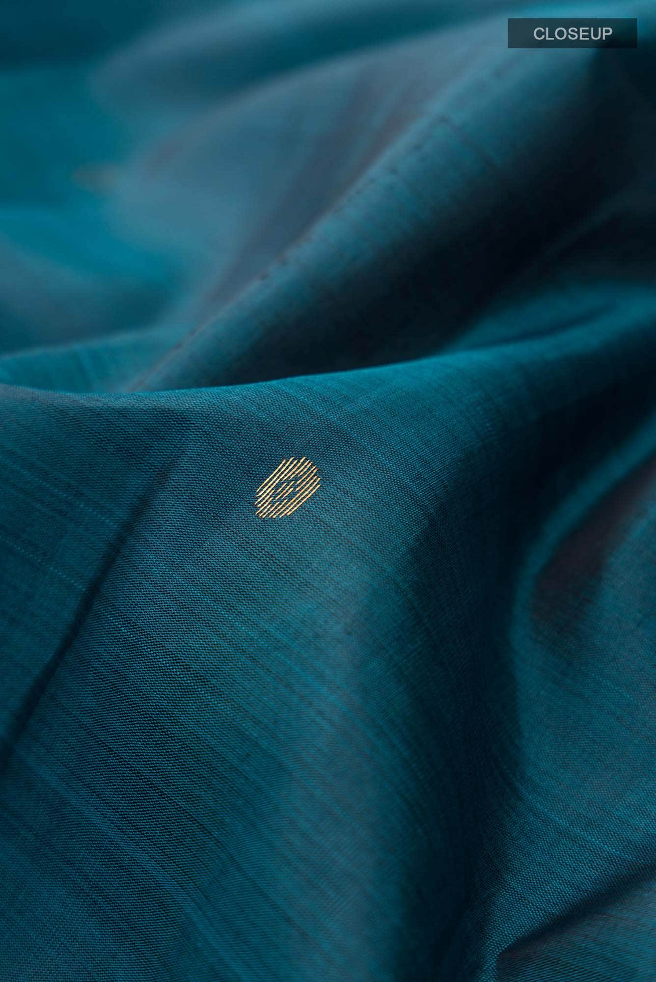 Blue Kanchipuram Silk Saree