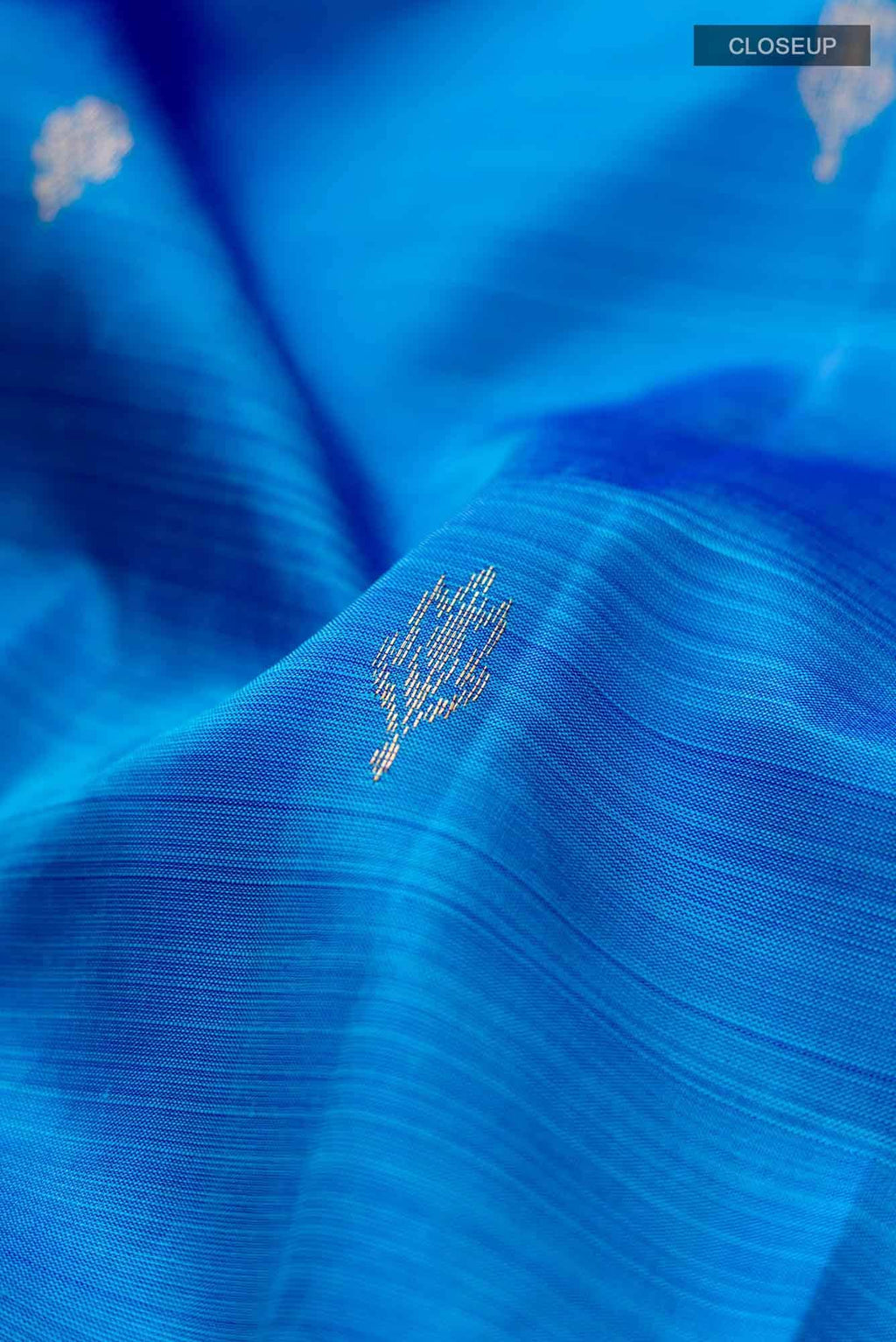 Blue Kanchipuram Silk Saree
