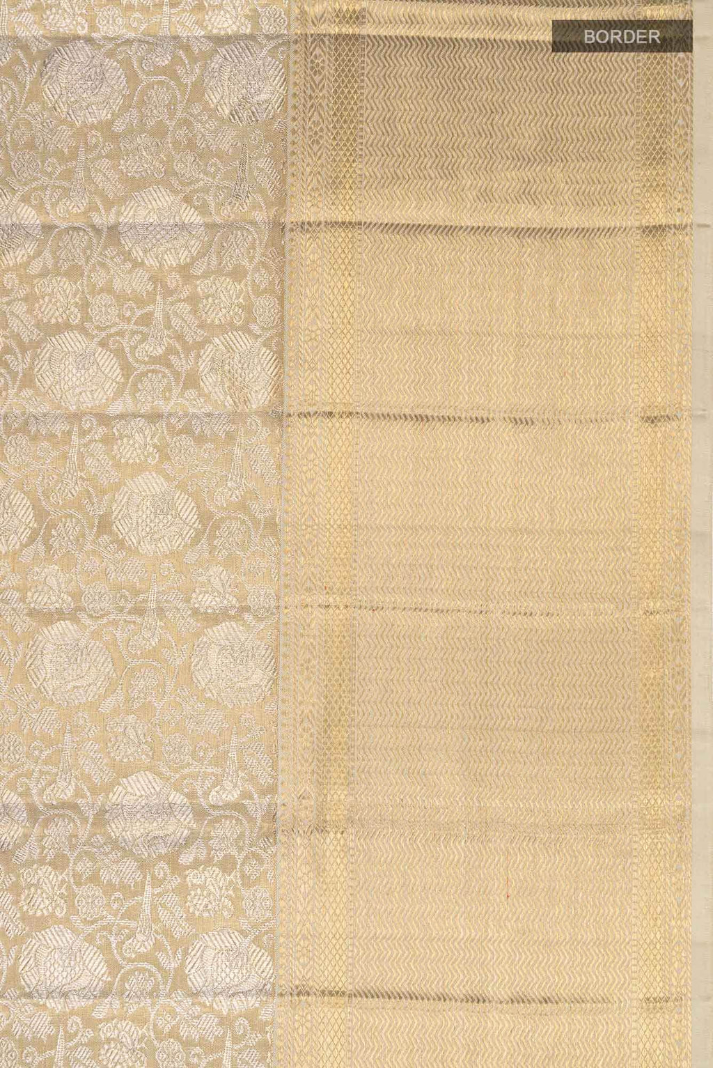 Gold Kanchipuram Tissue Silk Saree