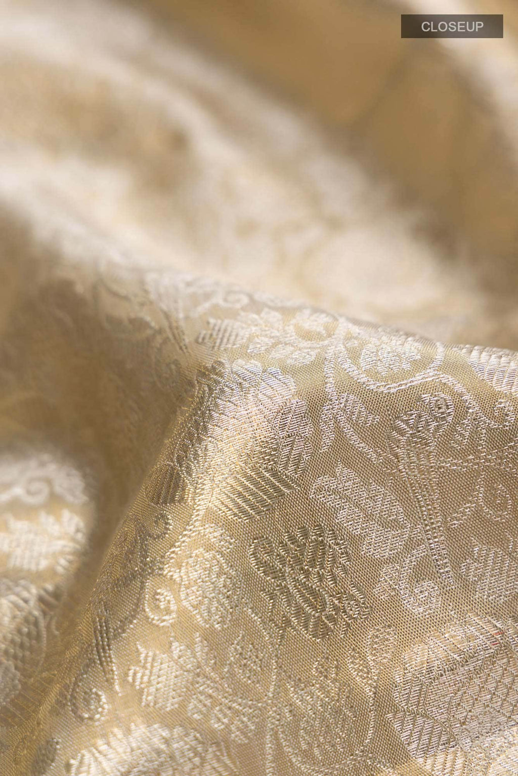 Gold Kanchipuram Tissue Silk Saree