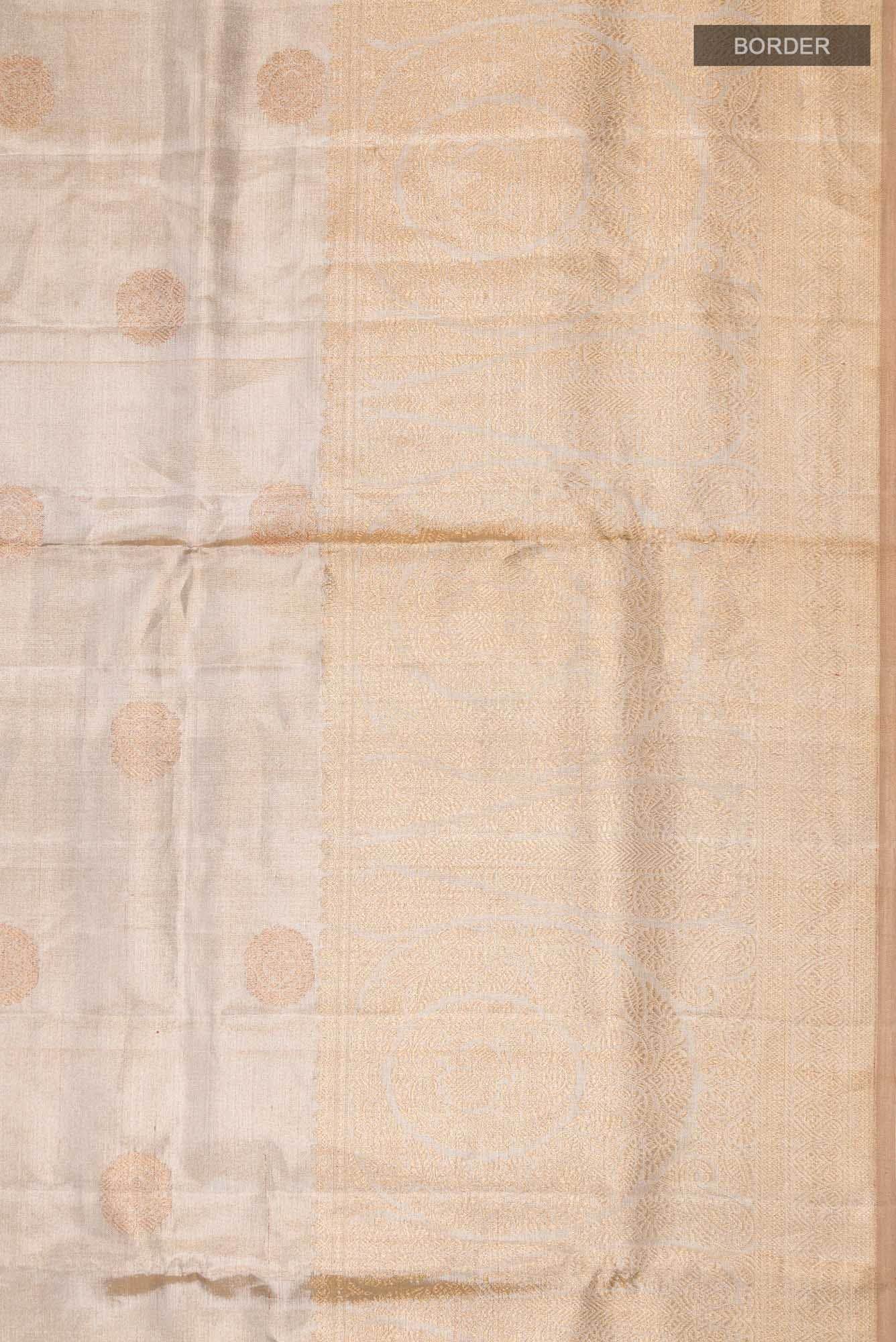 Gold Kanchipuram Tissue Silk Saree