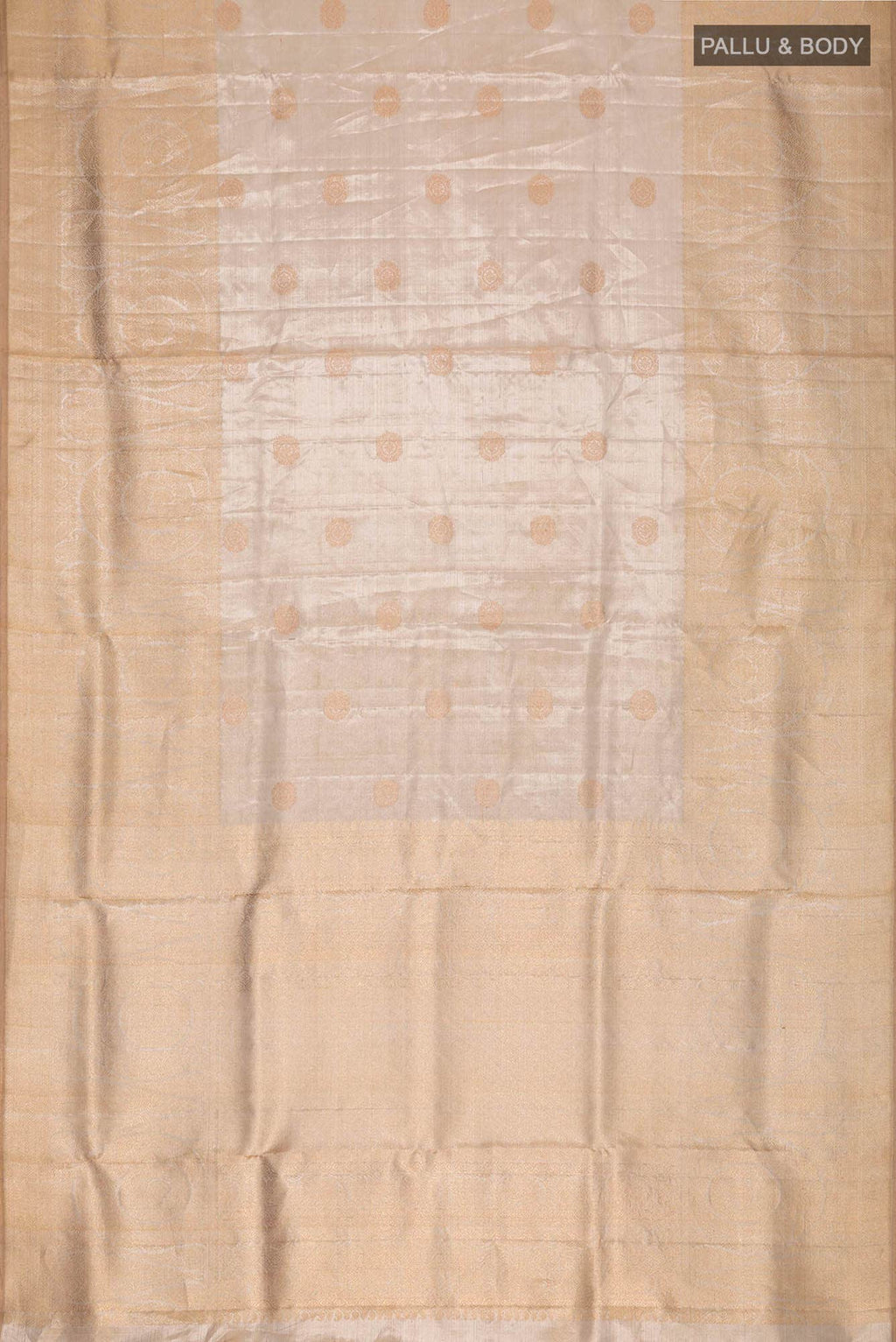 Gold Kanchipuram Tissue Silk Saree