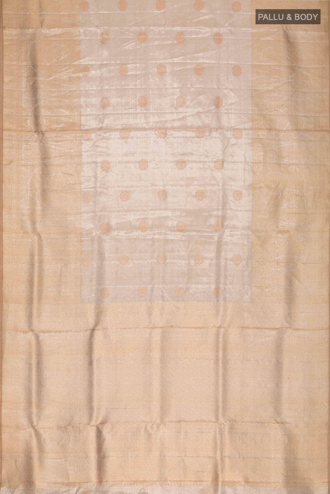 Gold Kanchipuram Tissue Silk Saree