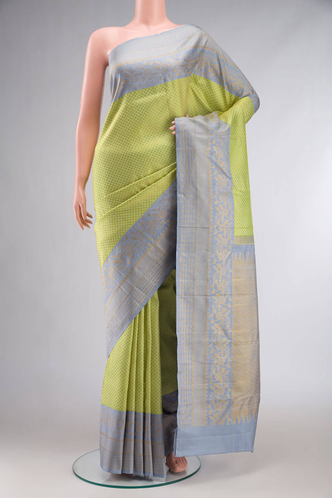 Green Kanchipuram Silk Saree