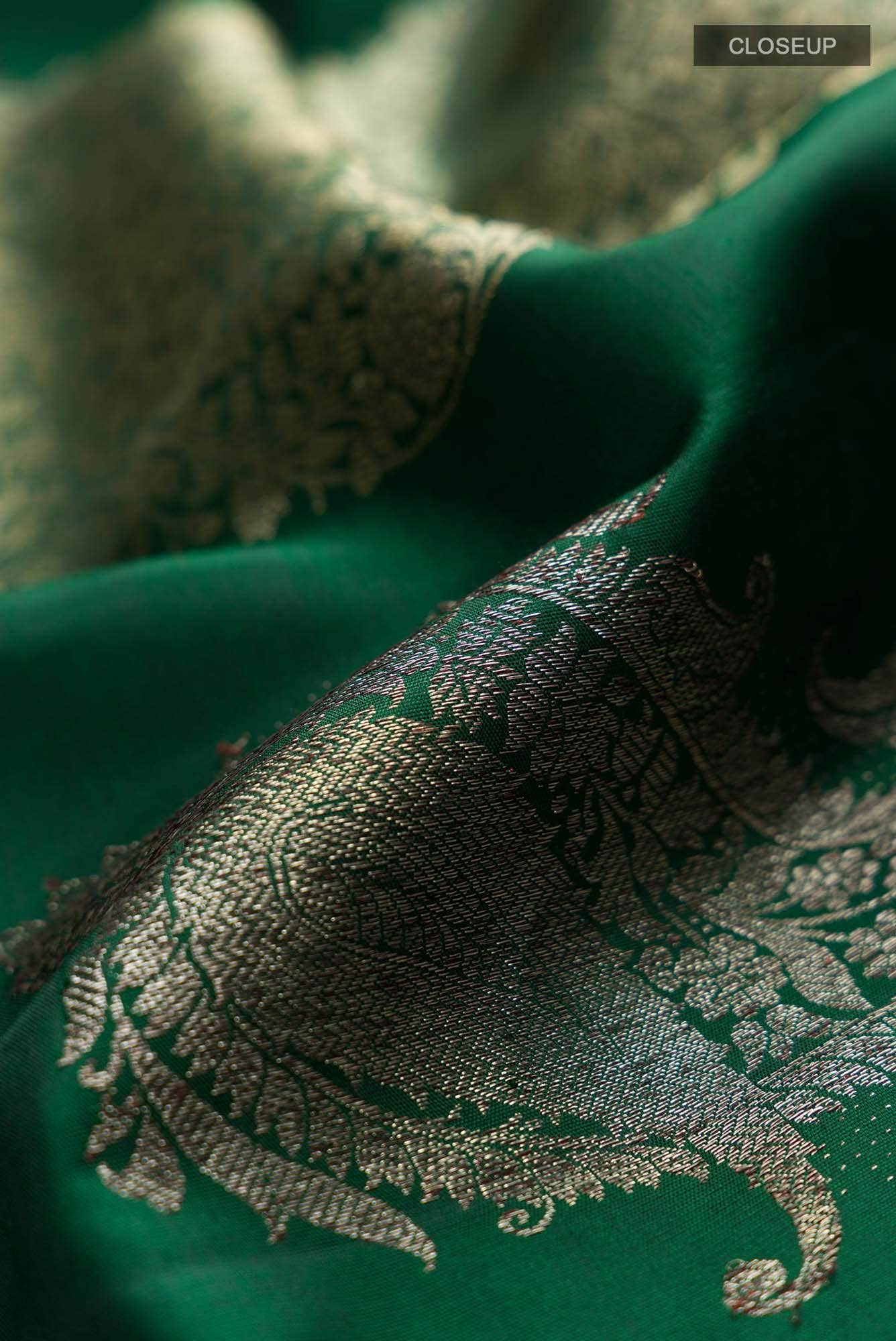Green Kanchipuram Silk Saree