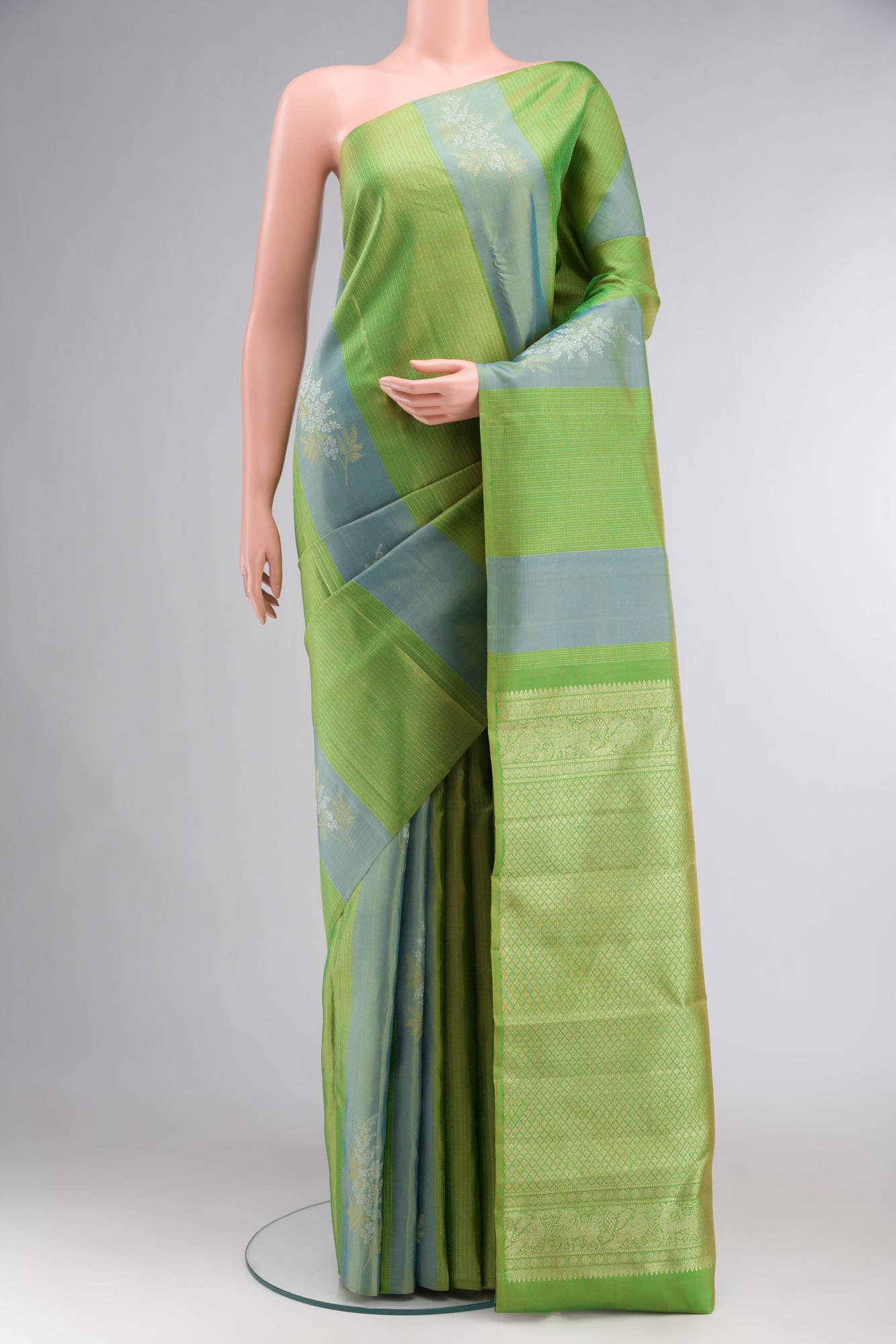 Green Kanchipuram Silk Saree