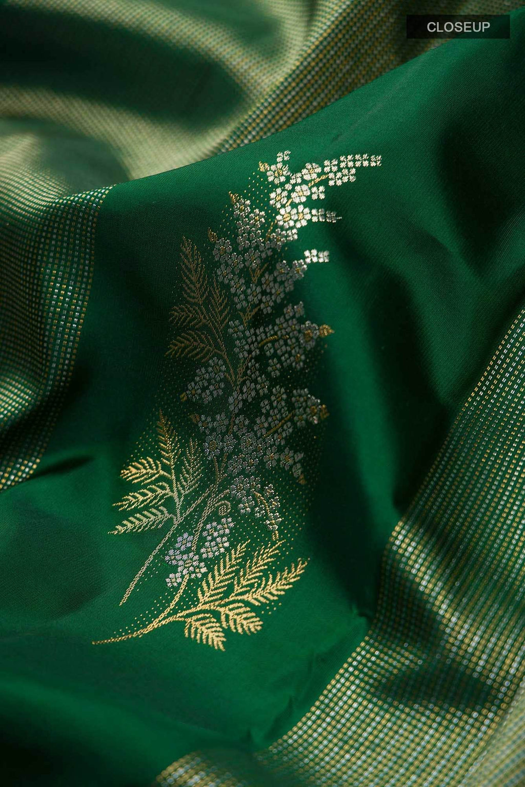 Green Kanchipuram Silk Saree