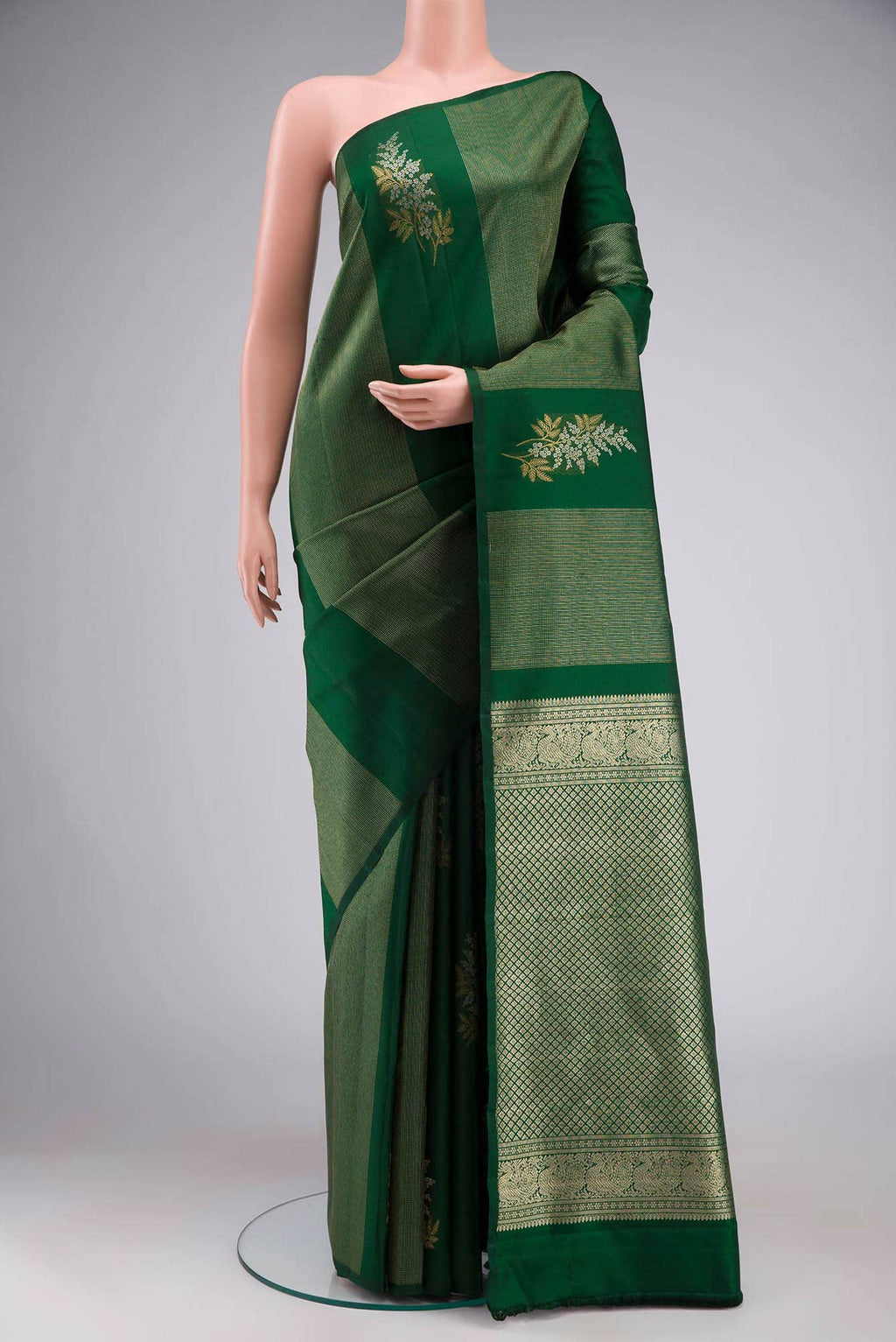 Green Kanchipuram Silk Saree