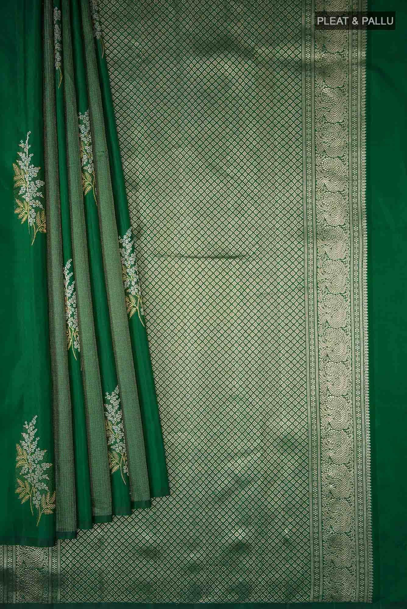 Green Kanchipuram Silk Saree