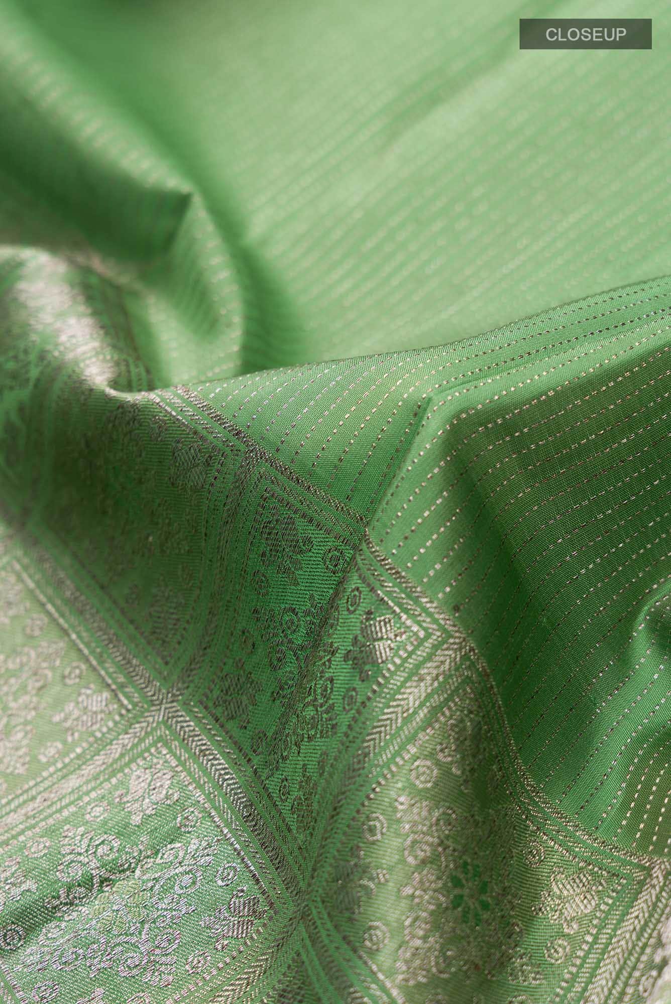 Green Kanchipuram Silk Saree