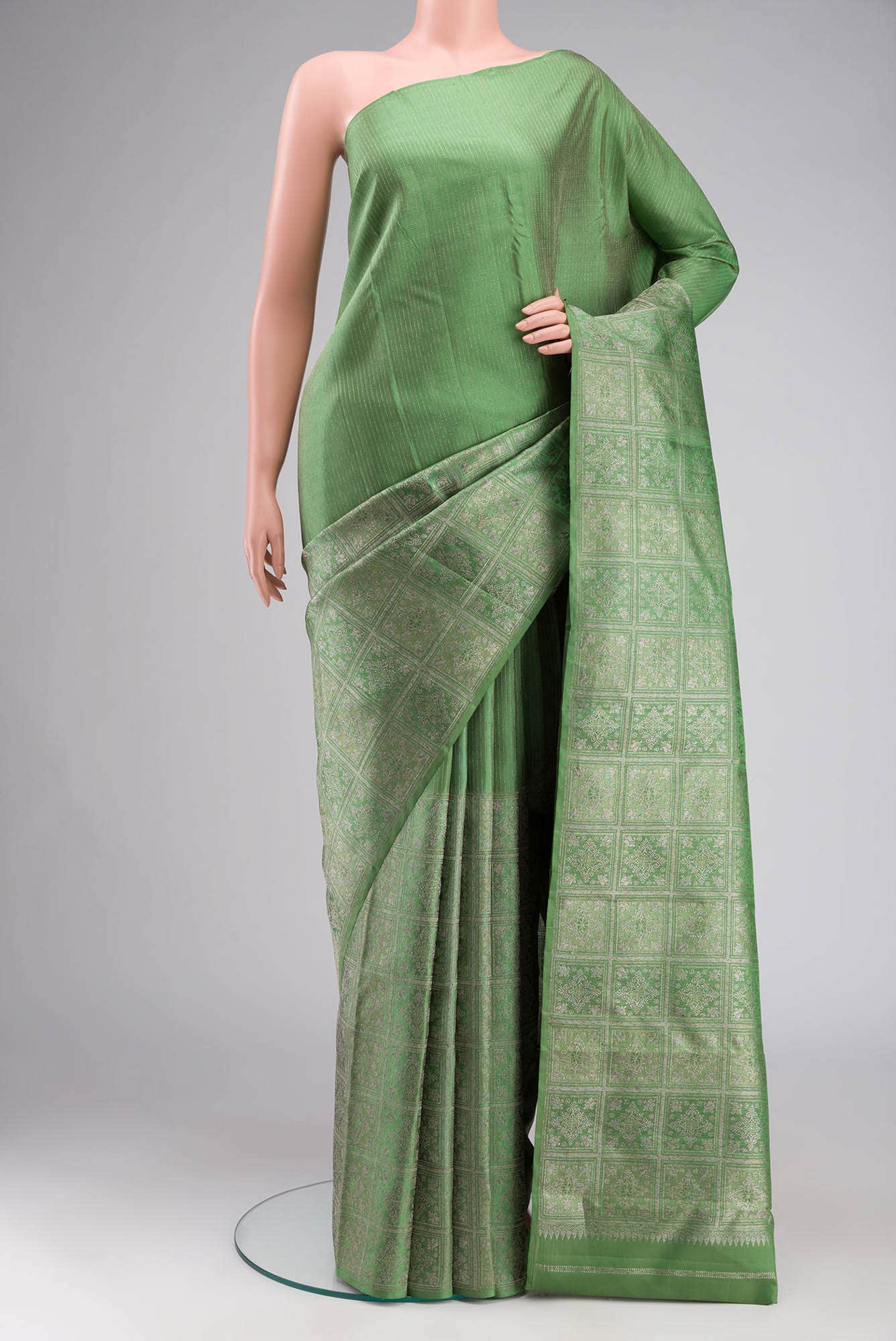Green Kanchipuram Silk Saree
