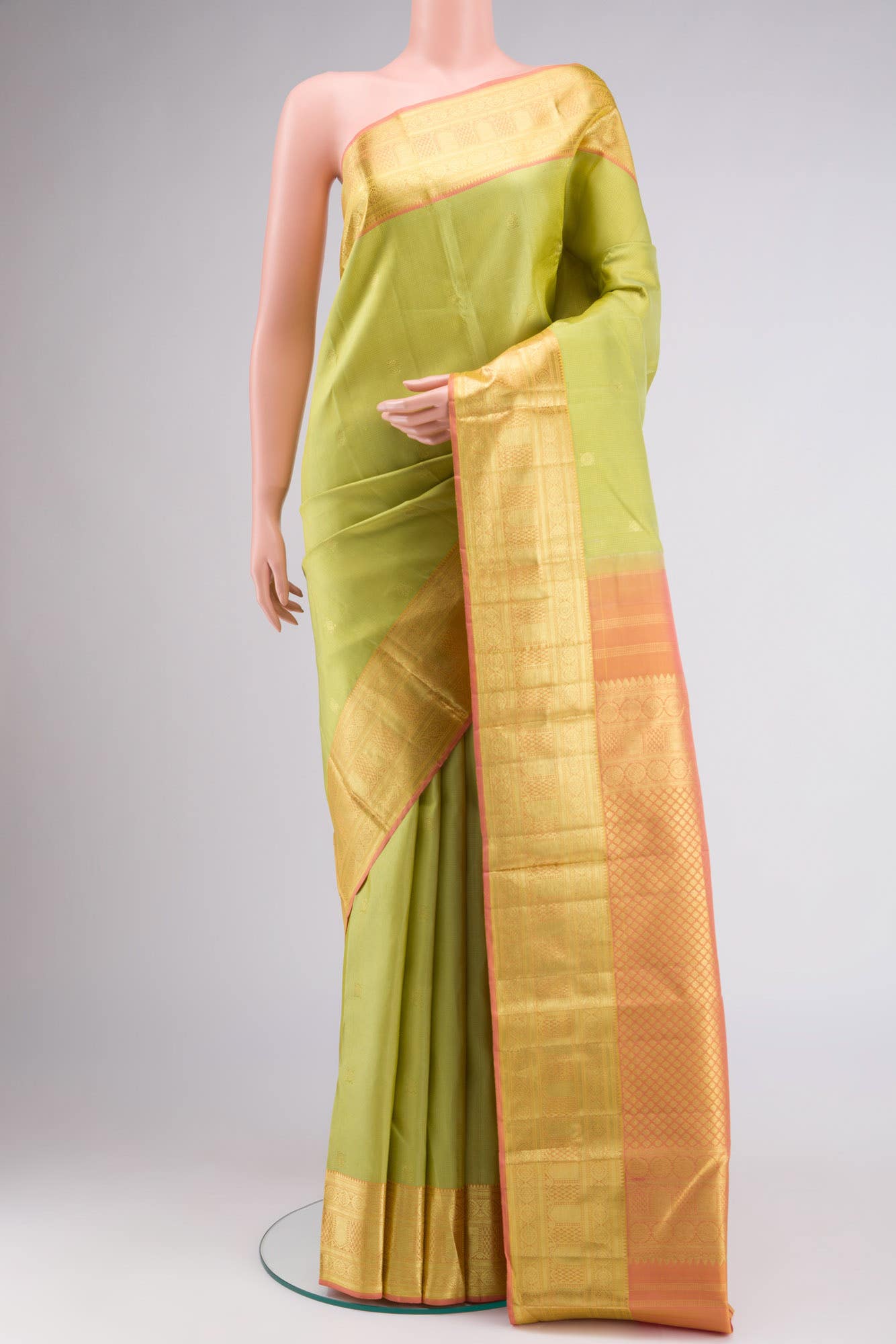 Green Kanchipuram Silk Saree