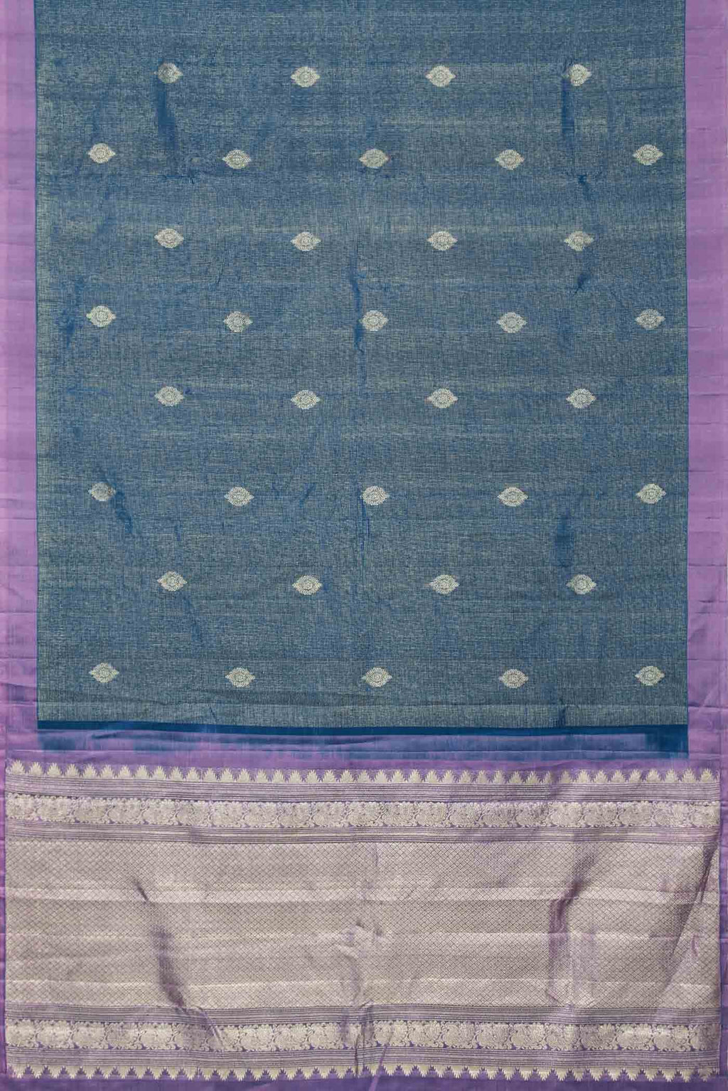 Blue Kanchipuram Silk Saree