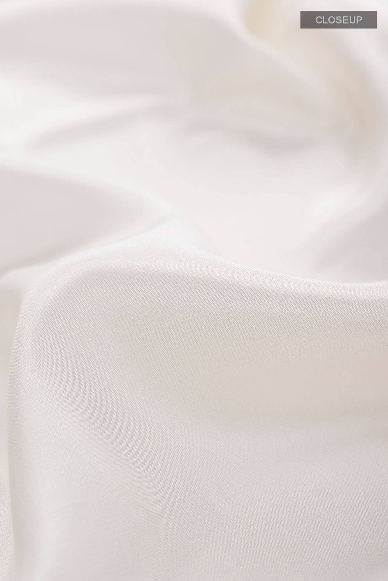 Cream Mysore Crepe Saree