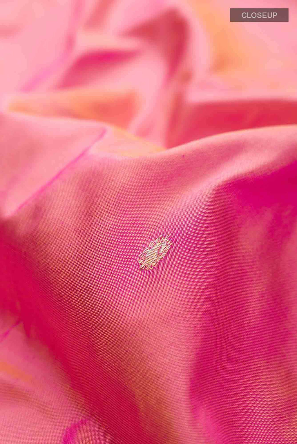 Pink with Yellow Dual Tone Paithani Silk Saree