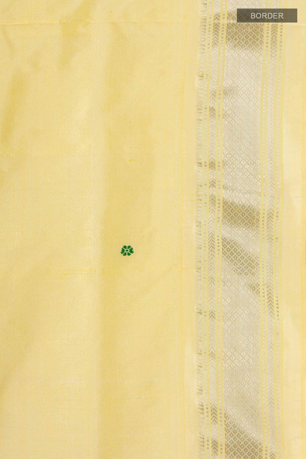Yellow Paithani Silk Saree