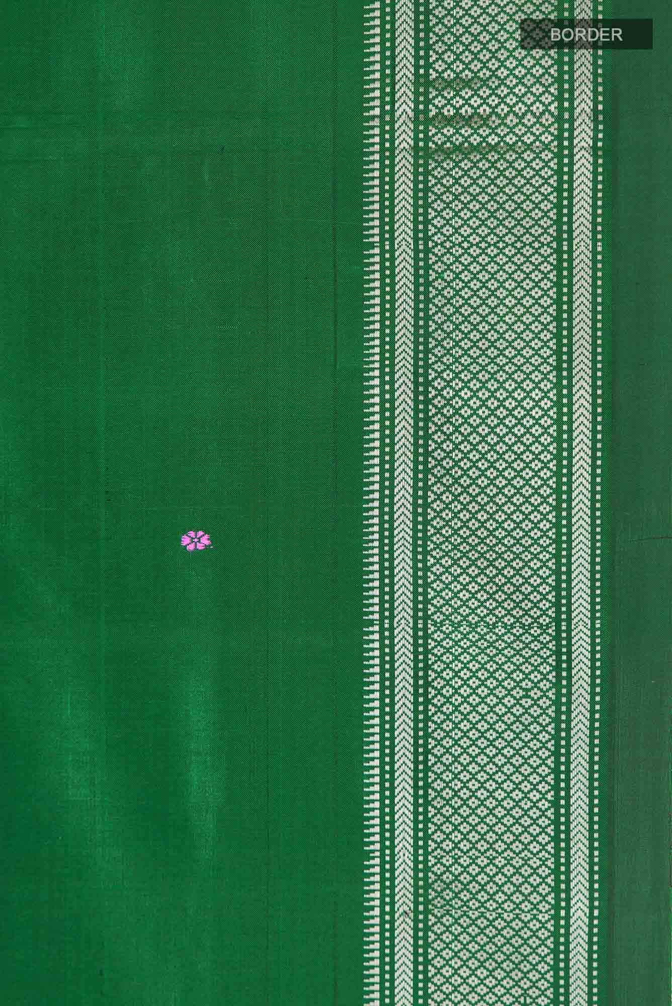 Green Paithani Silk Saree