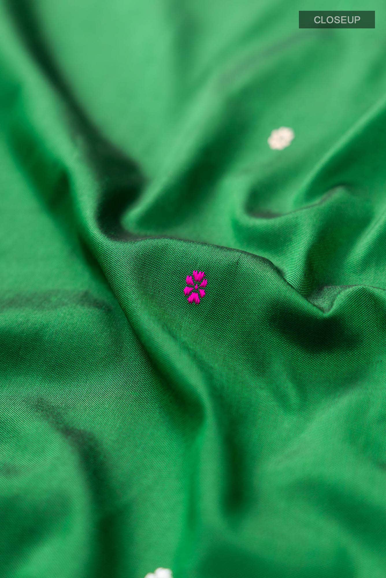 Green Paithani Silk Saree